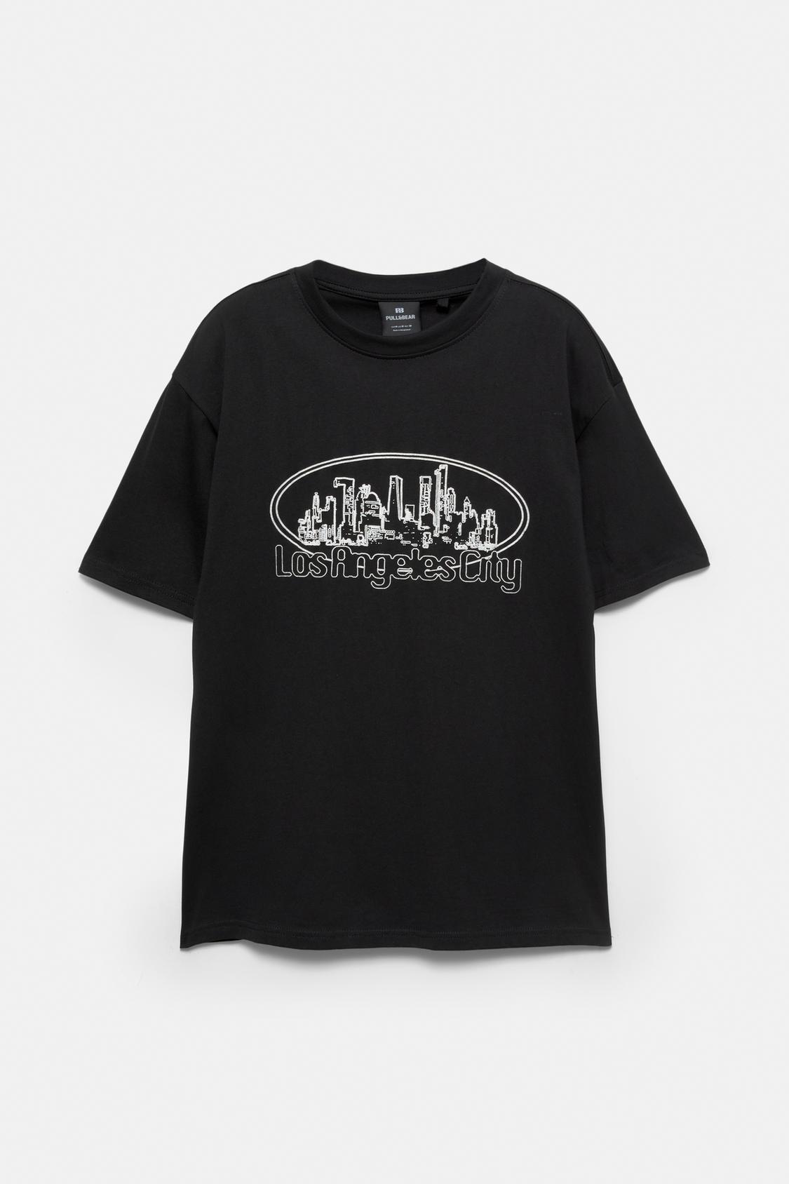 Camisetas Básicas Camiseta Oversize Pull And Bear Camisetas