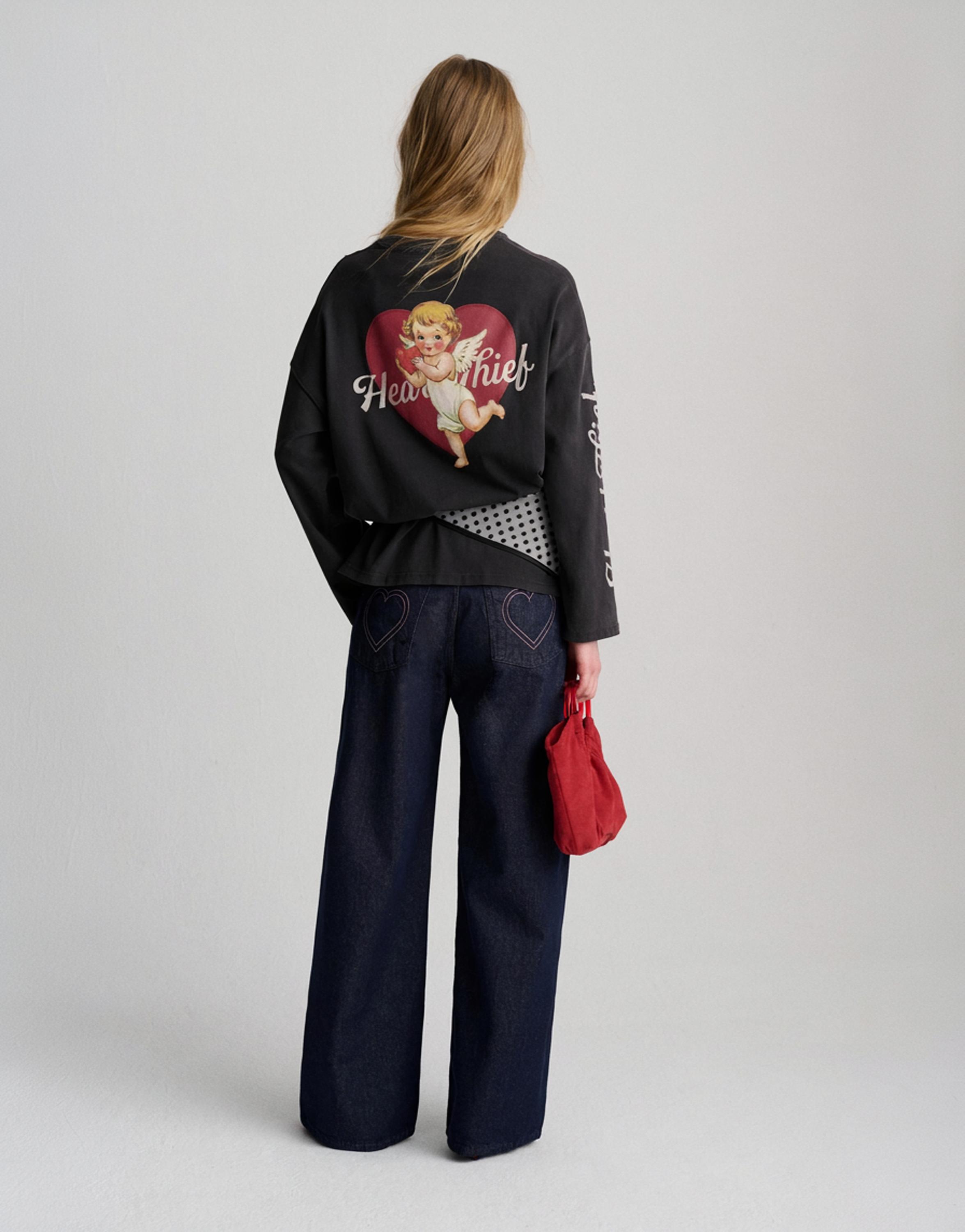 Uzun kollu Kupid t-shirt - Görsel 7