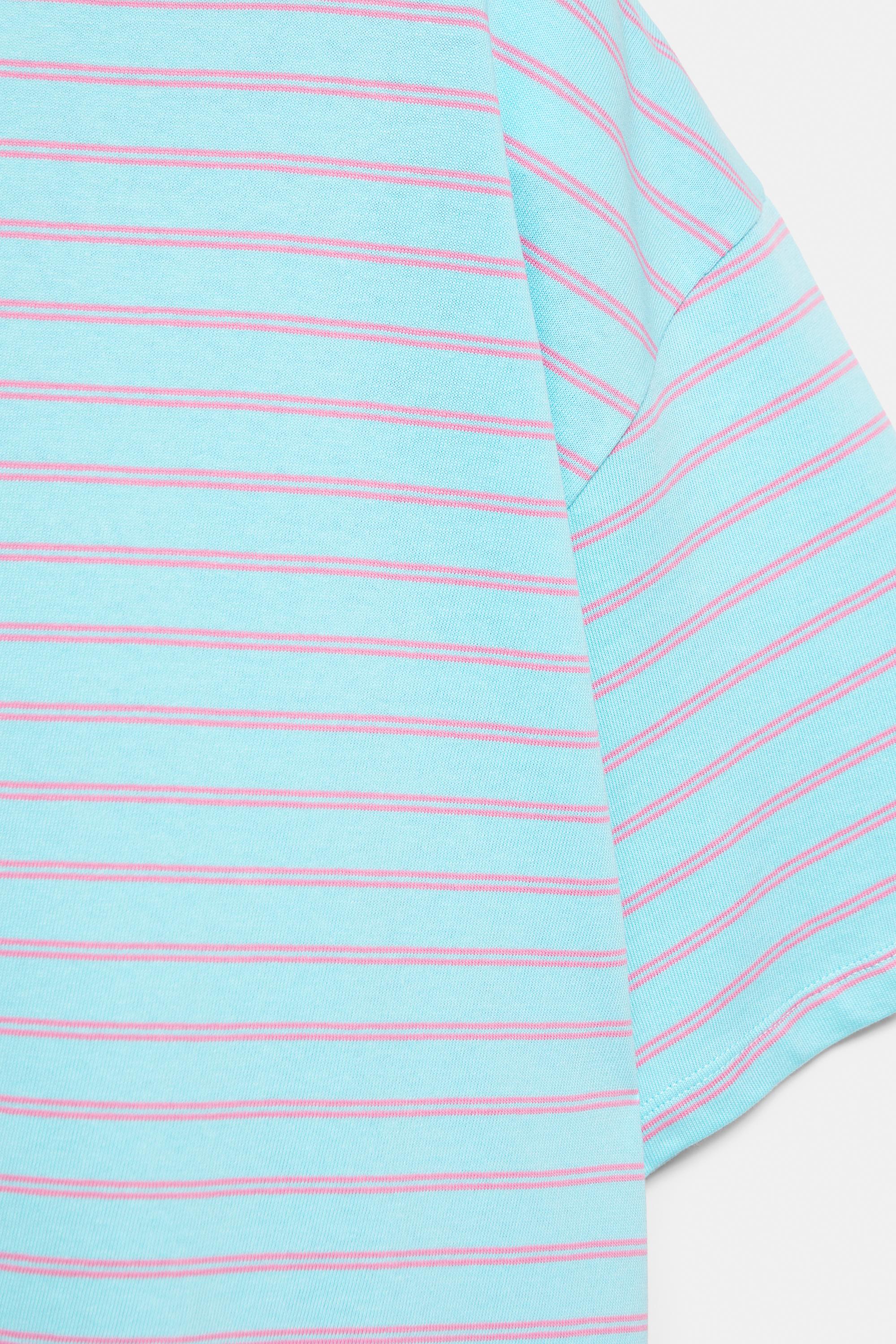 Oversize short sleeve T-shirt — Pale blue