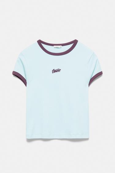 STWD graphic T-shirt — Pale blue 5