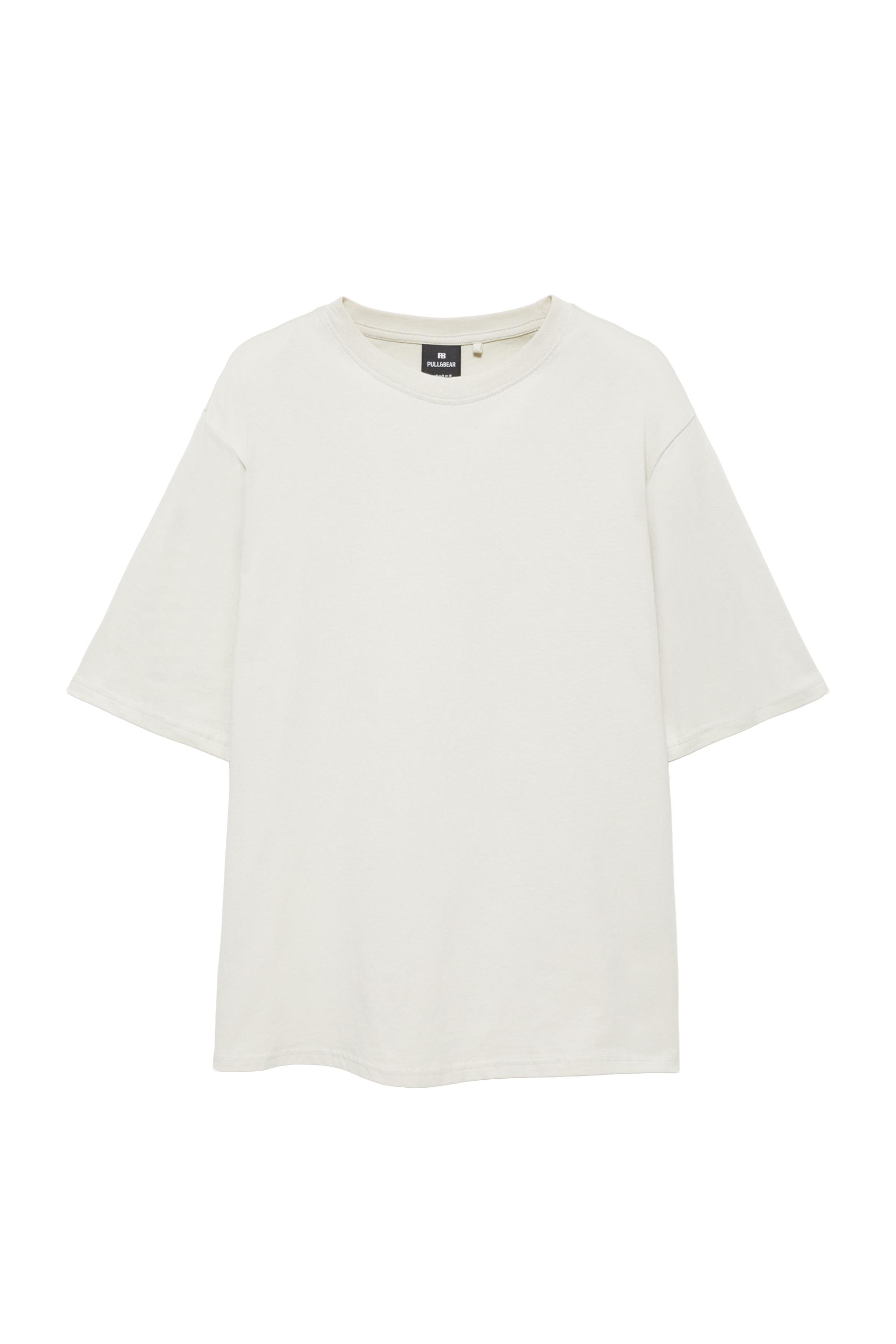 Basic kısa kollu pamuklu tişört - Görsel 152