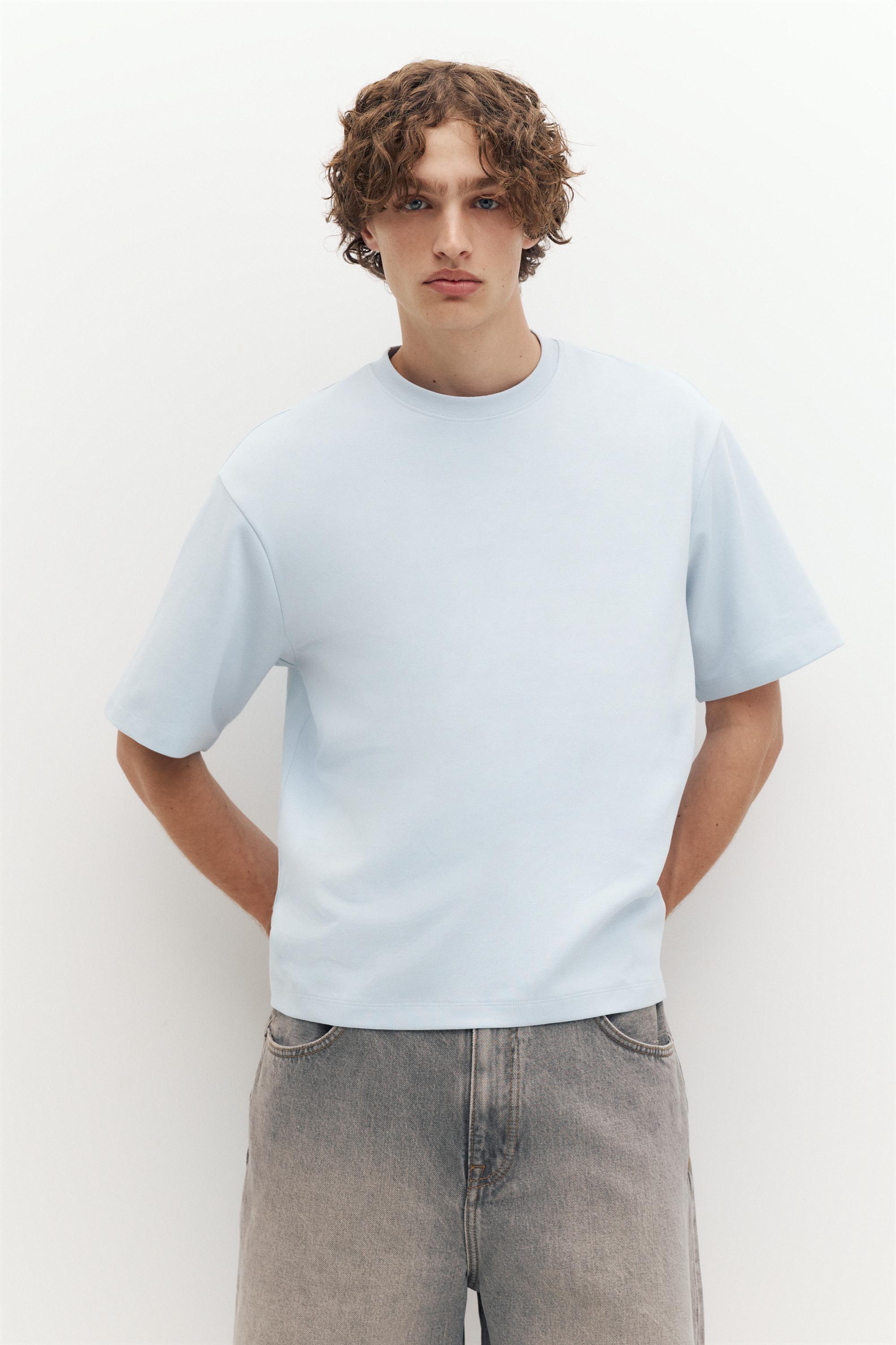 Boxy T-shirt — Blue