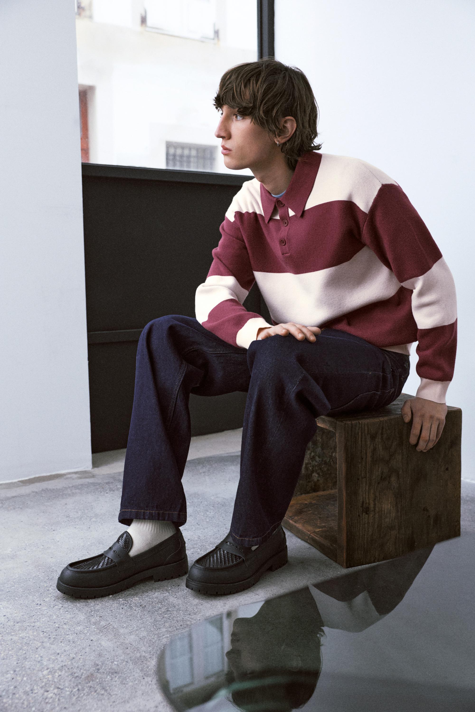 Braided STWD loafers — Black