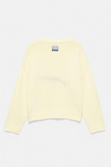 Oversize heart jumper — Yellow 7