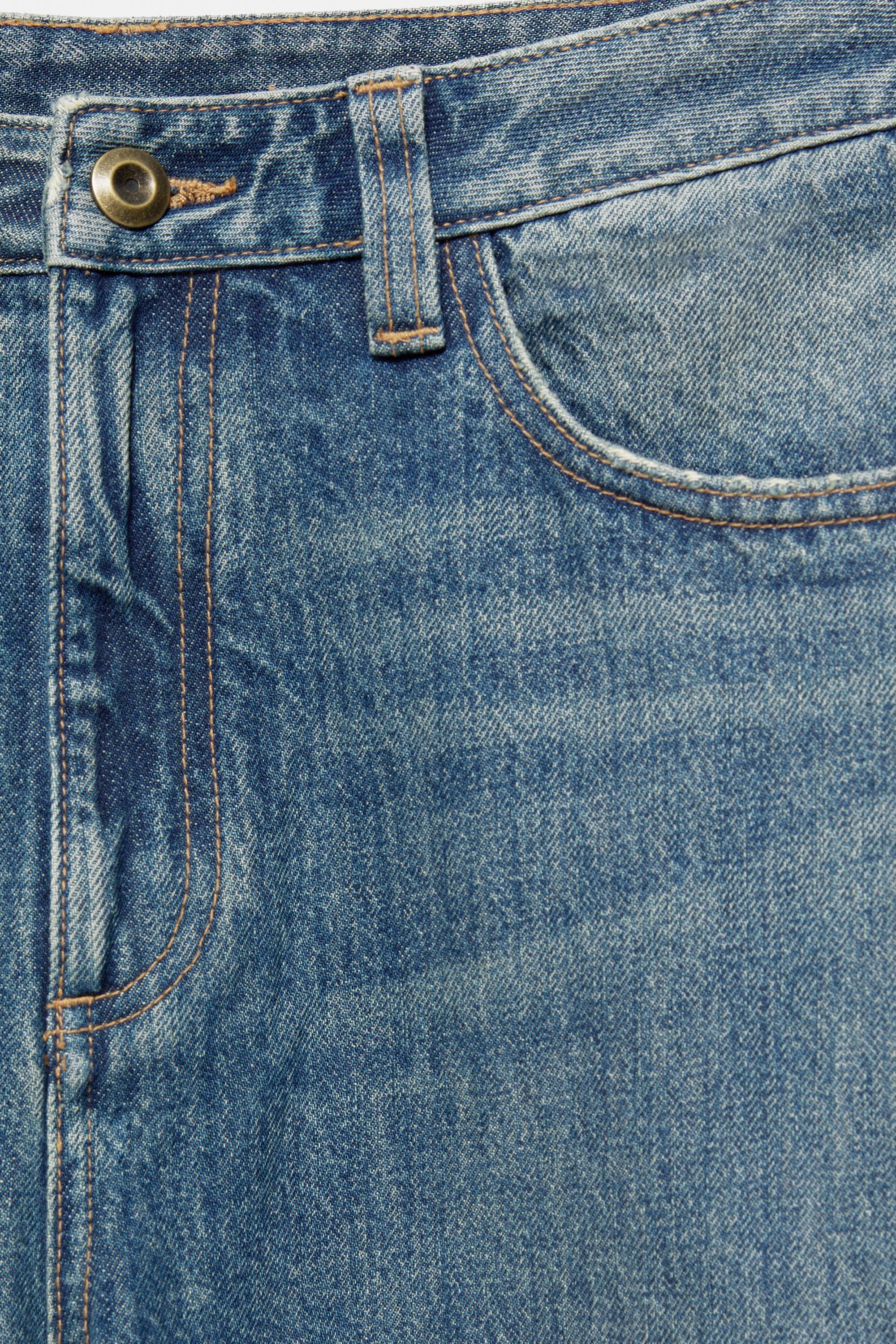 Balloon-fit baggy jeans — Medium blue