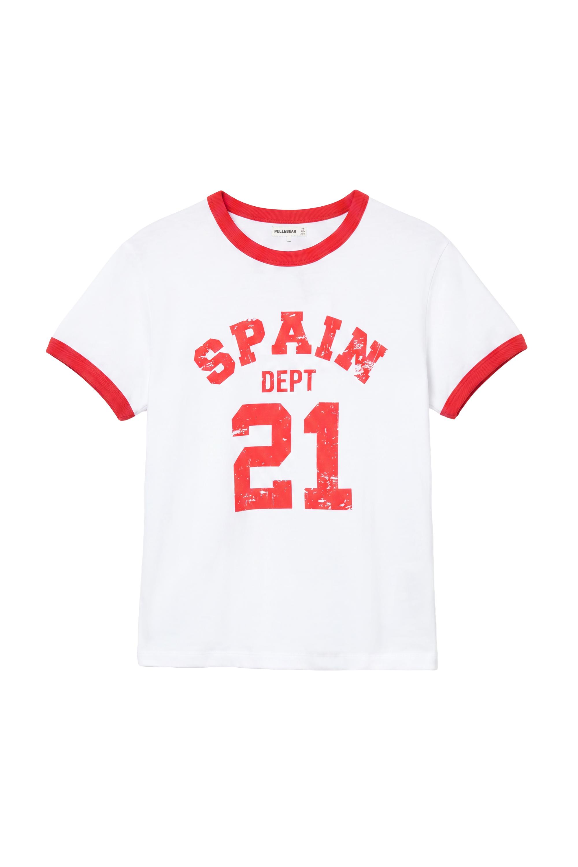 Pull&Bear İspanya 21 grafik Tişört görsel 3