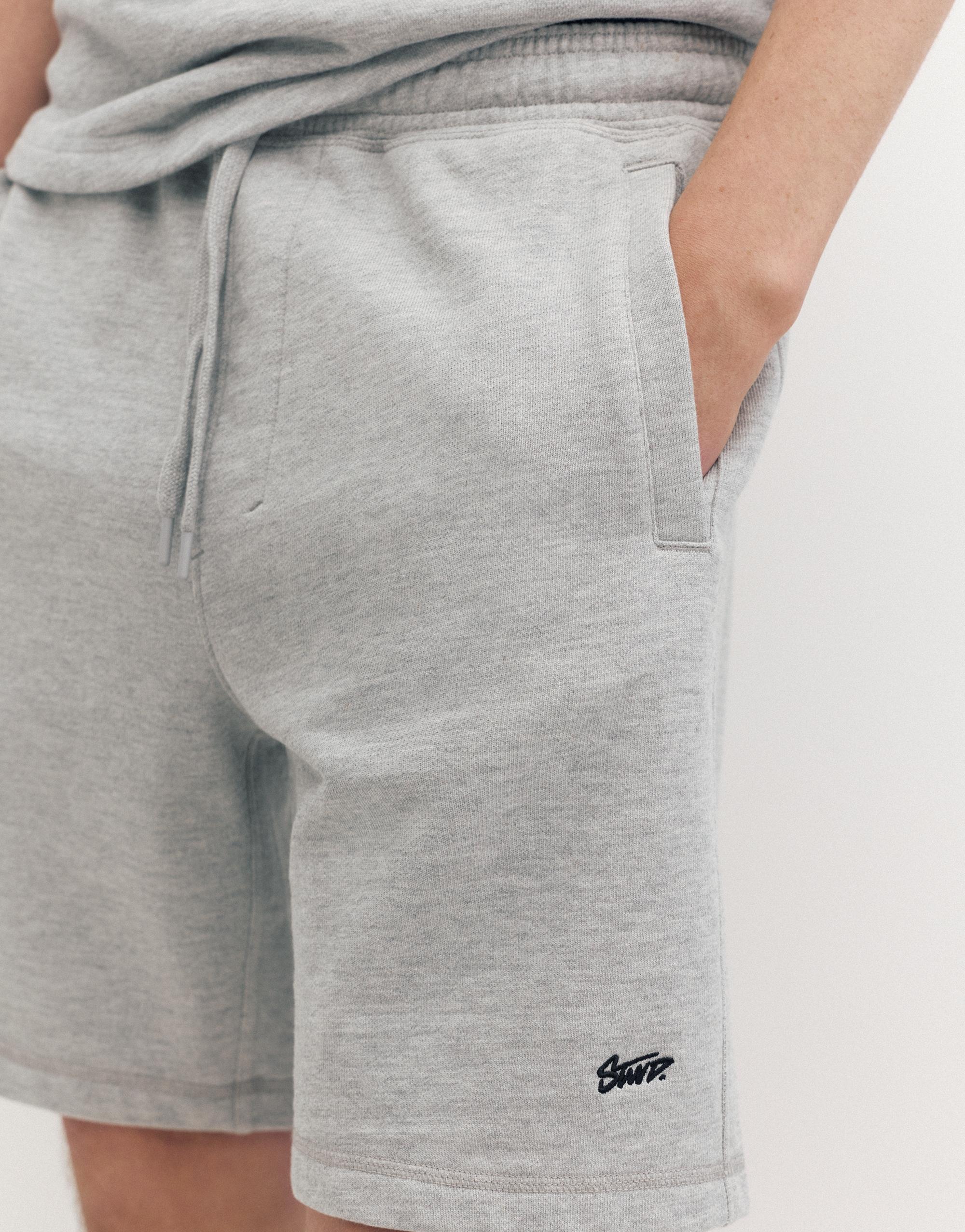 STWD jogger Bermuda shorts — Grey marl