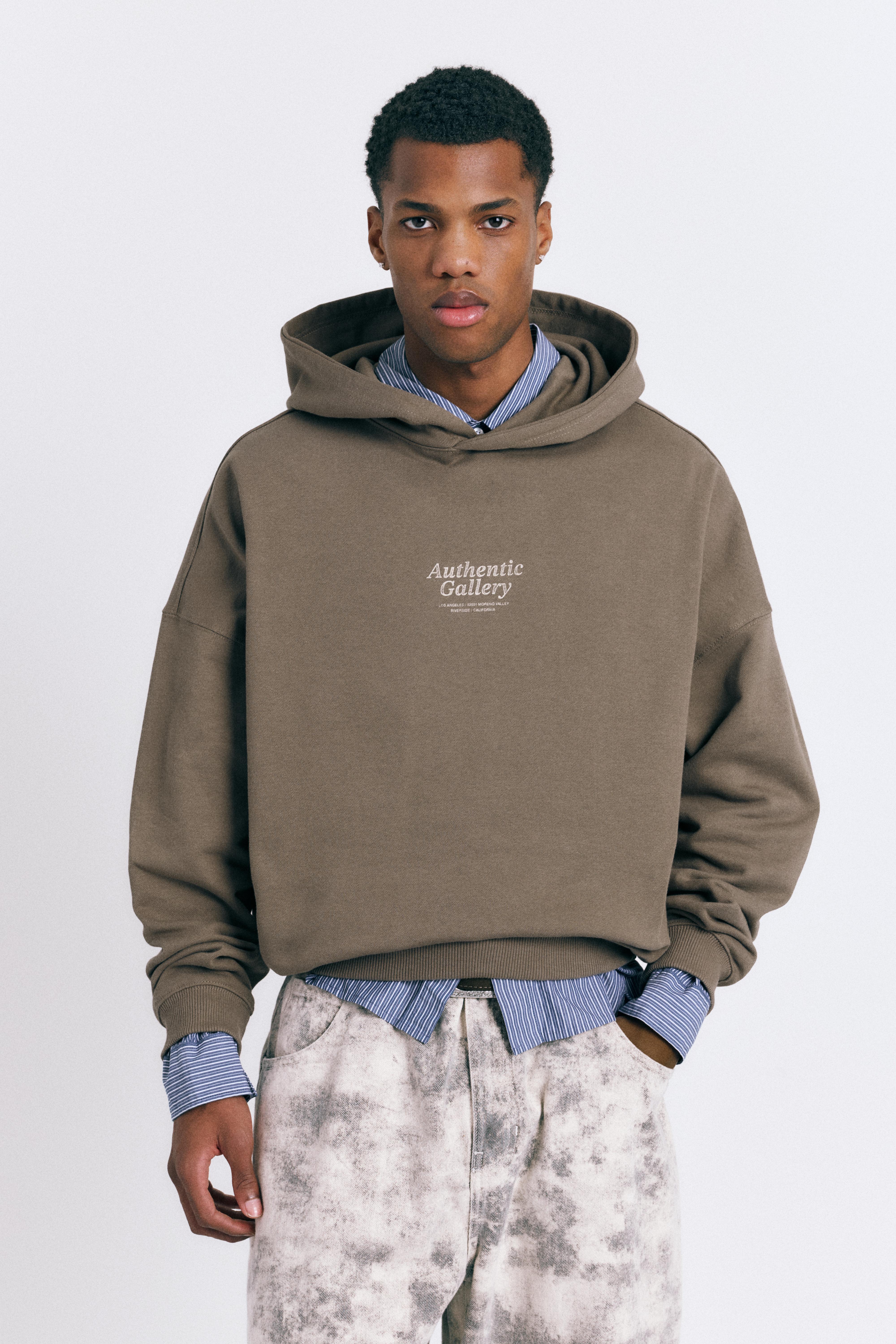 Kapüşonlu Authentic Gallery sweatshirt - Görsel 9