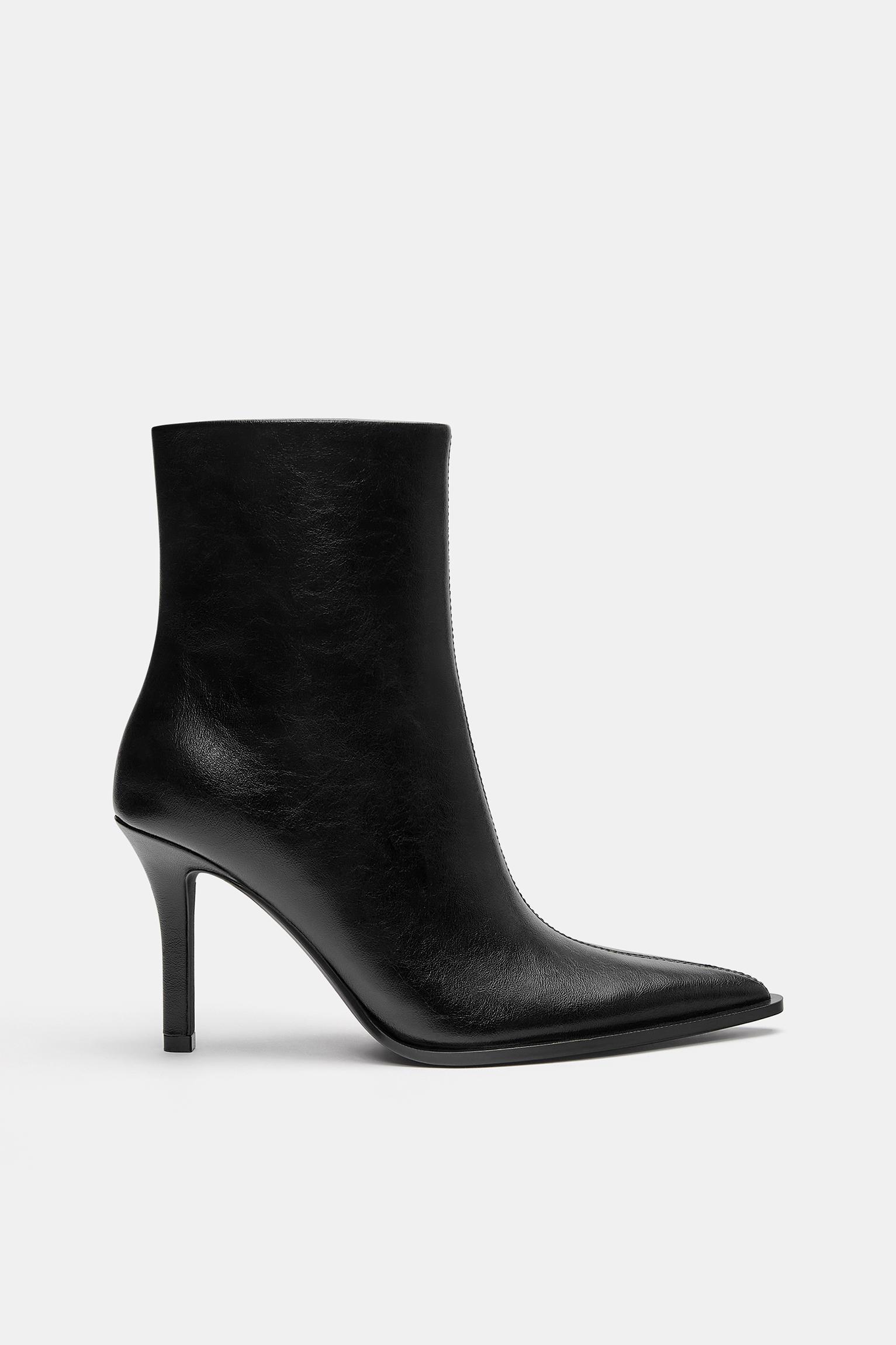 Stiletto heel ankle boots — Black