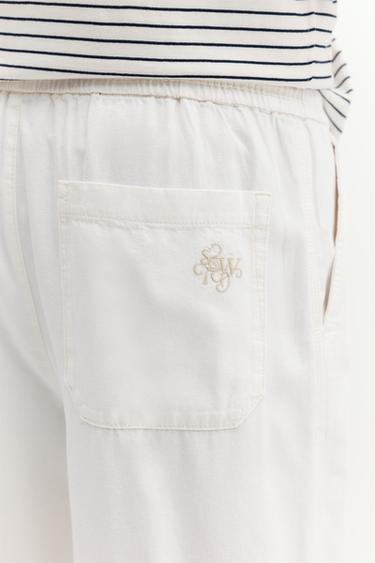 Denim joggers — Ecru 5