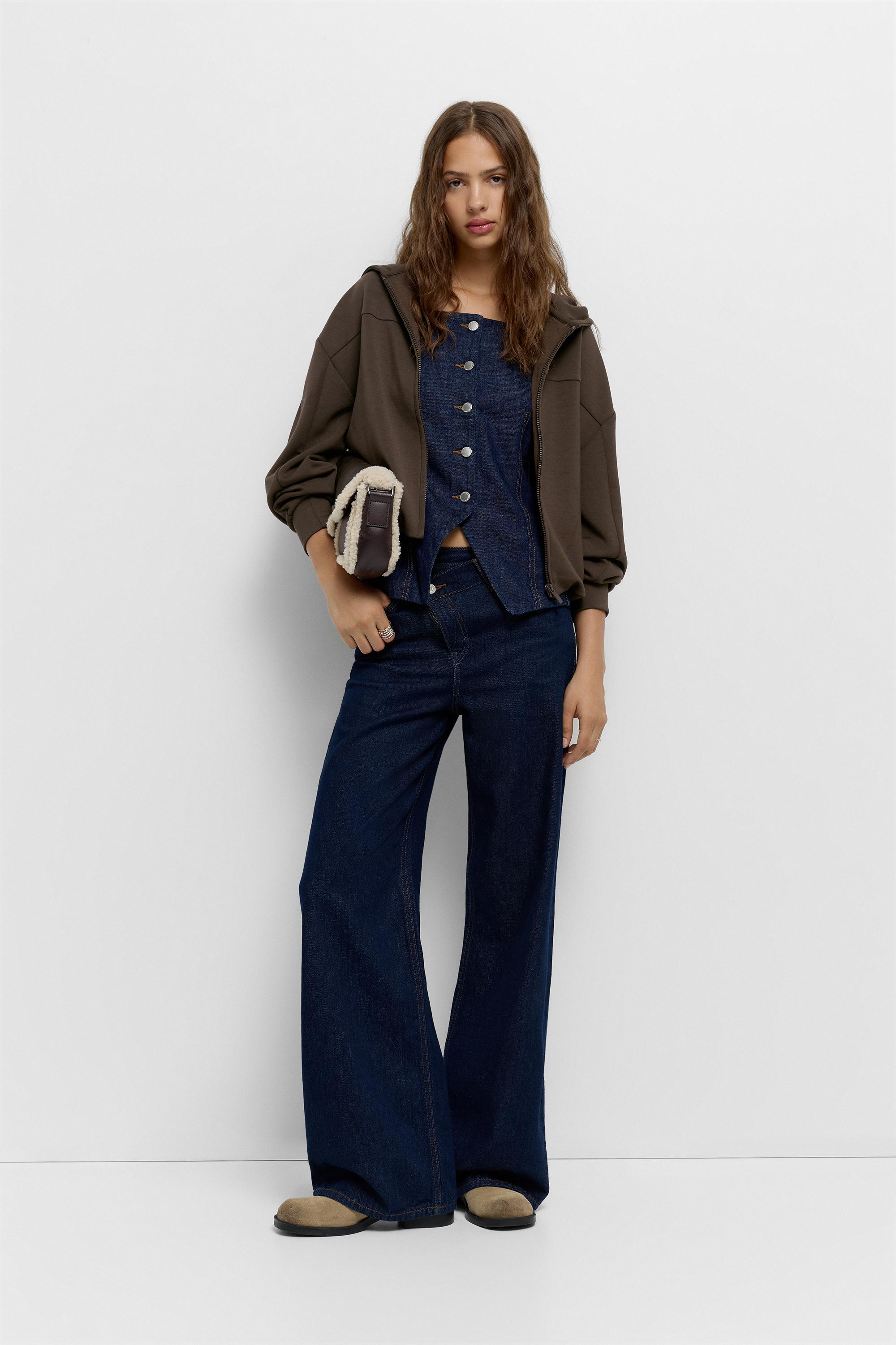 Yumuşak dokulu kapüşonlu sweatshirt - Görsel 105