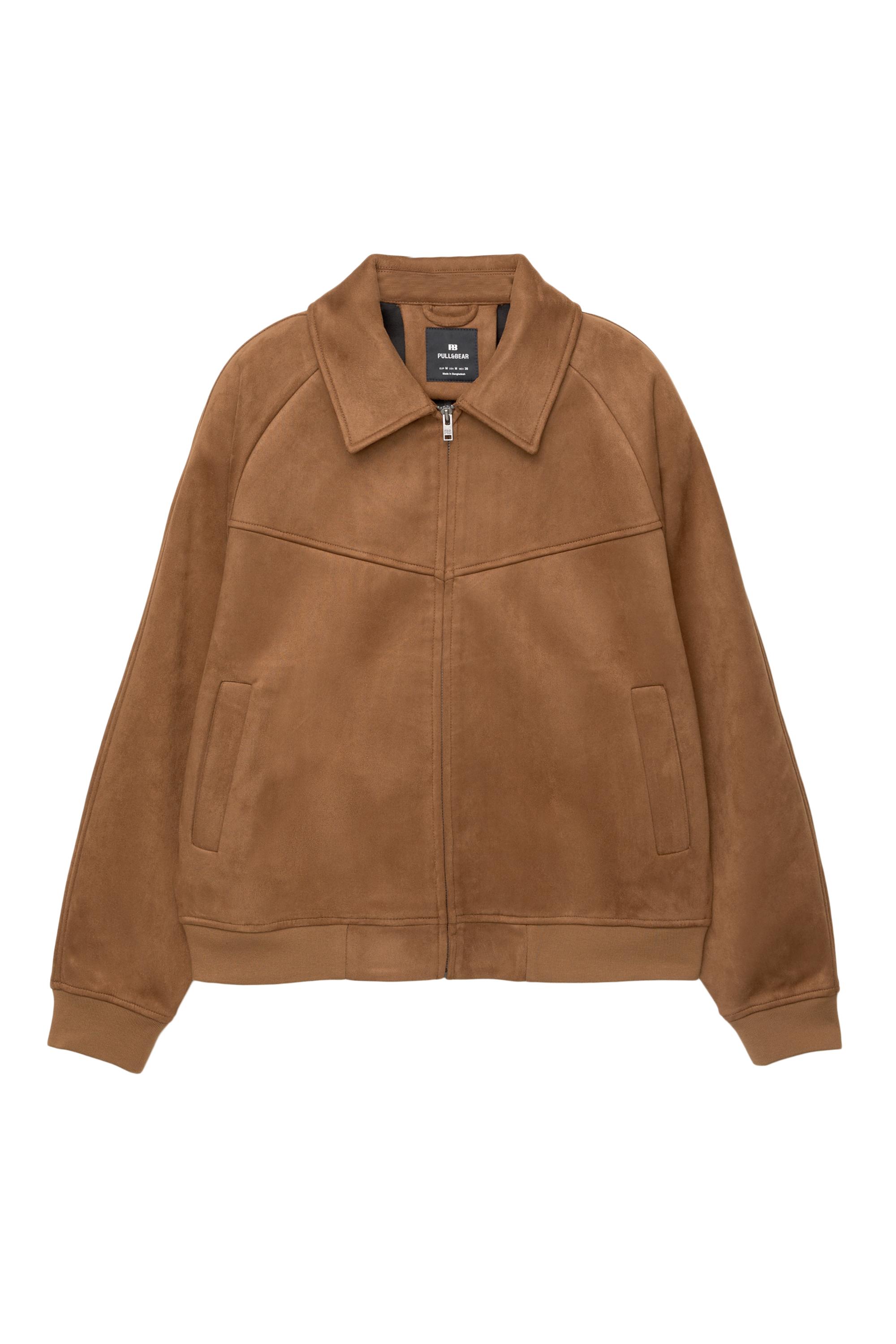 Suni süet ceket - Görsel 10