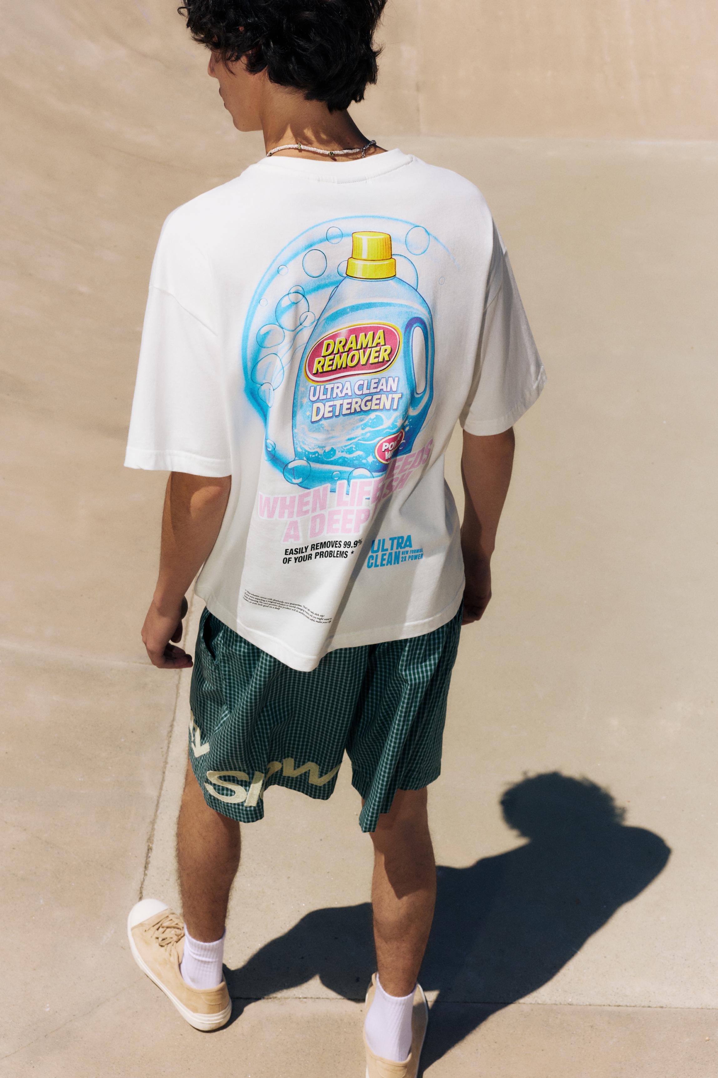 STWD detergent graphic T-shirt — White