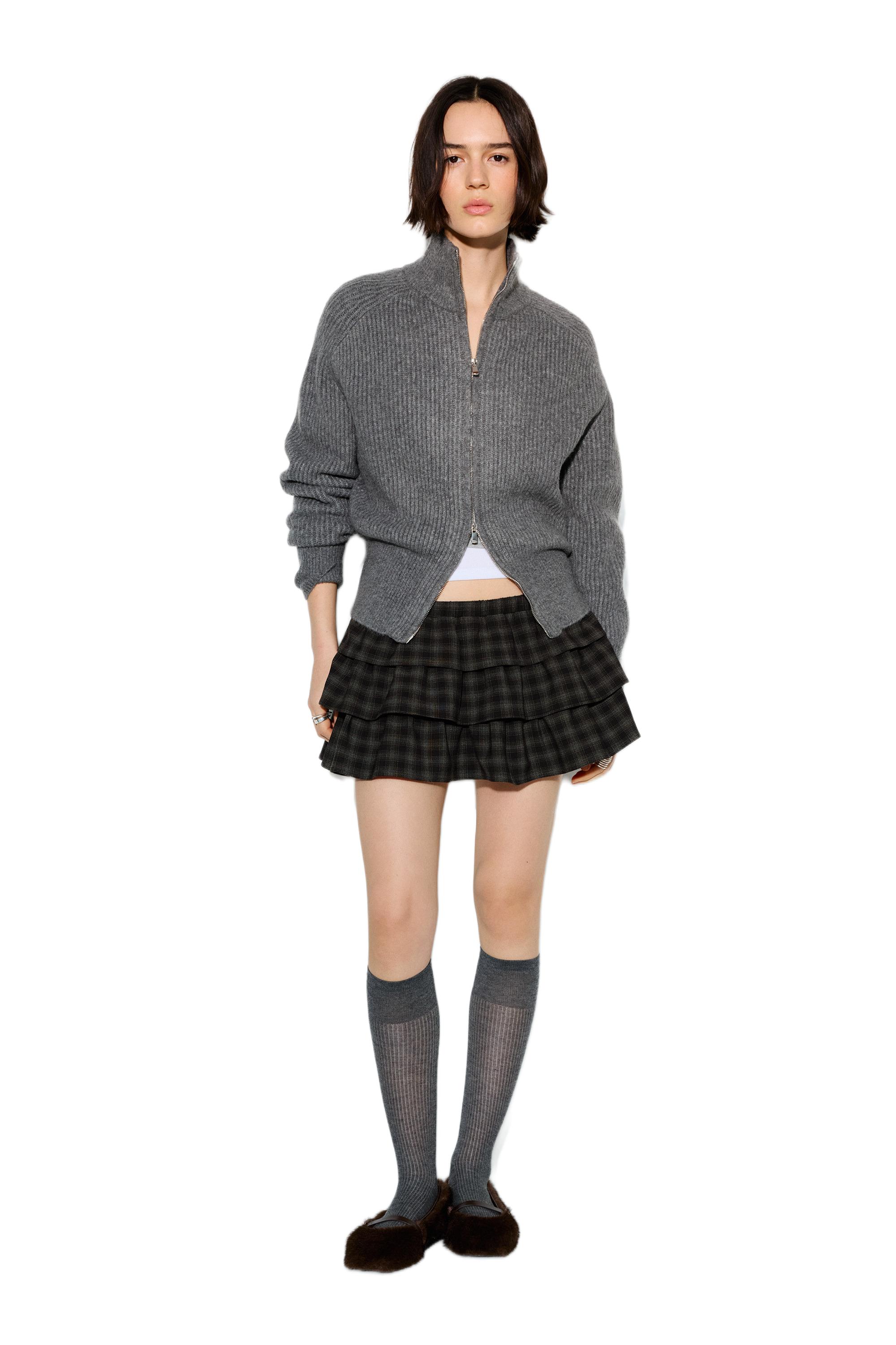 Fermuarlı hırka - Görsel 11