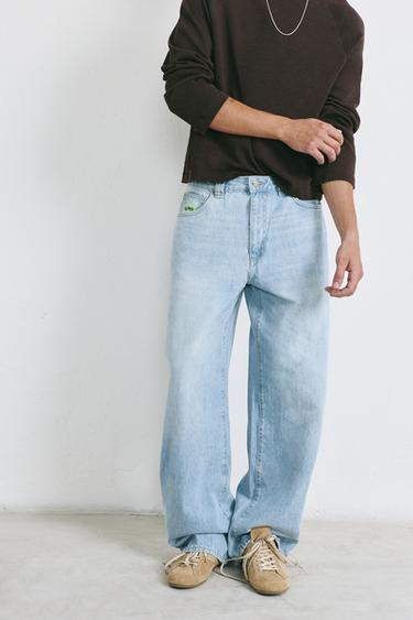 Barrel jeans with embroidered detail — Pale indigo 4