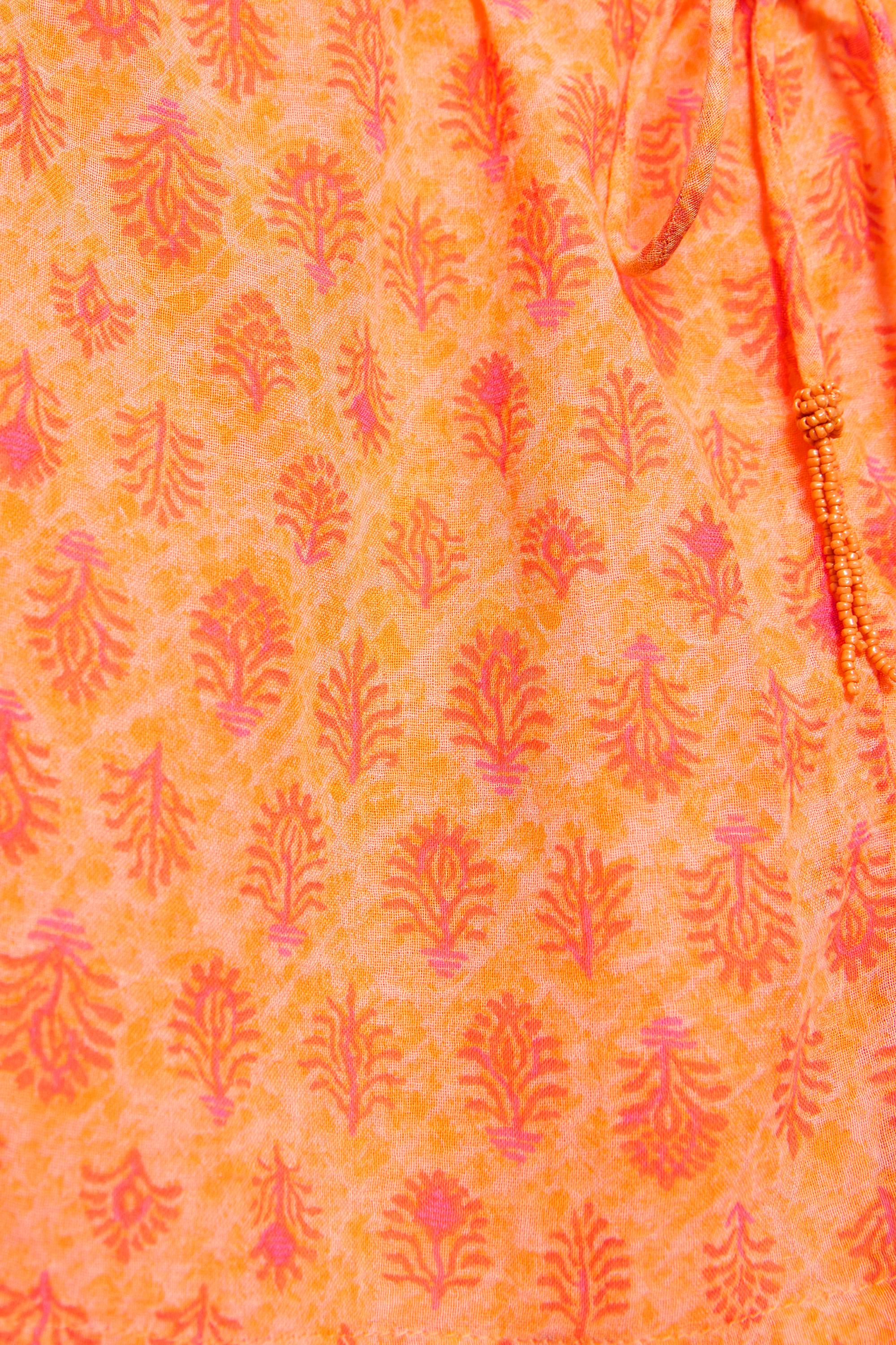 Printed shorts — Orange