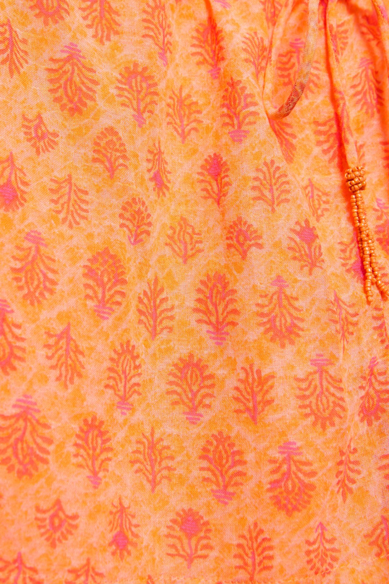 Printed shorts — Orange