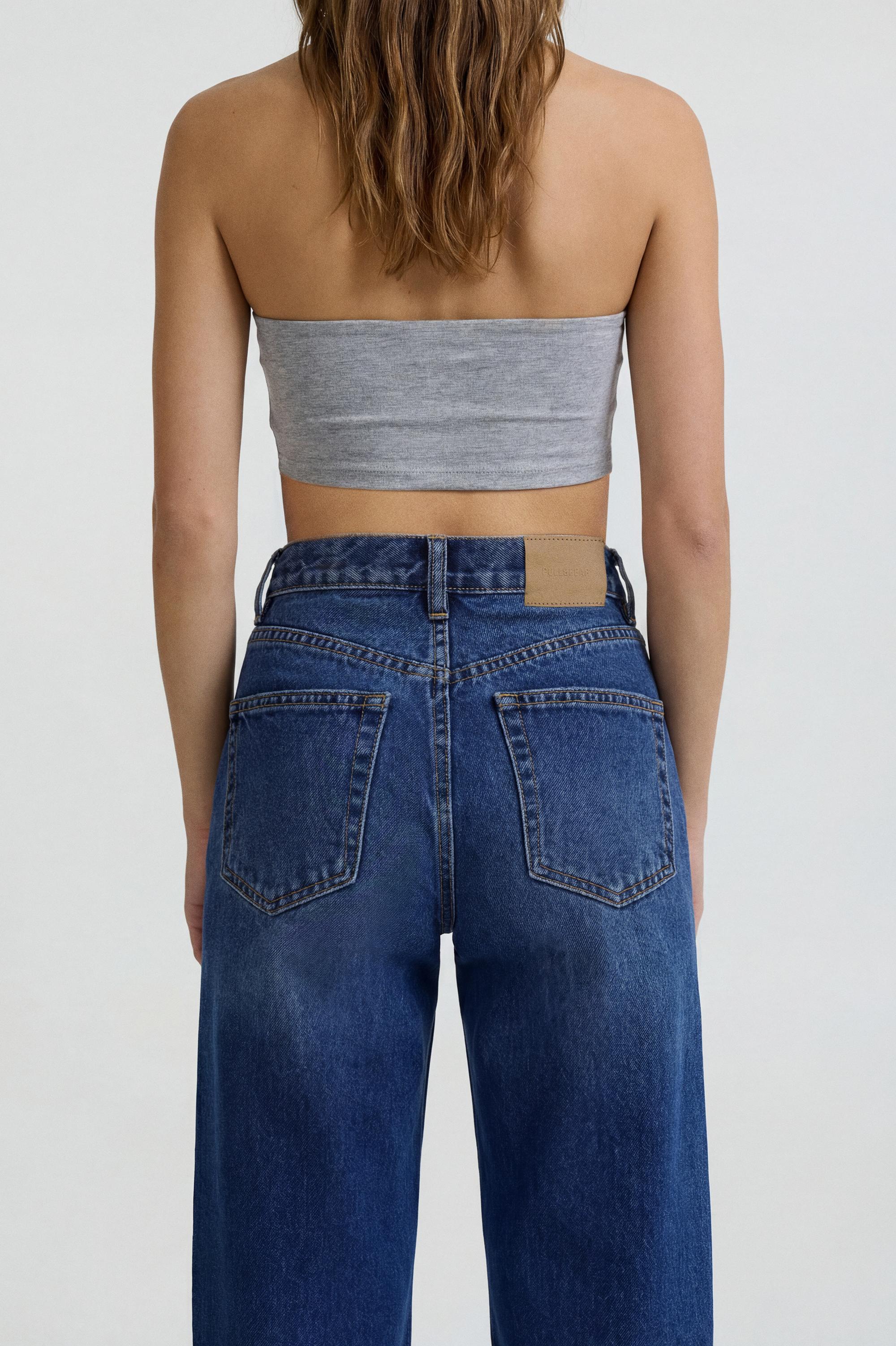 Jeans Mom Fit Vita Alta