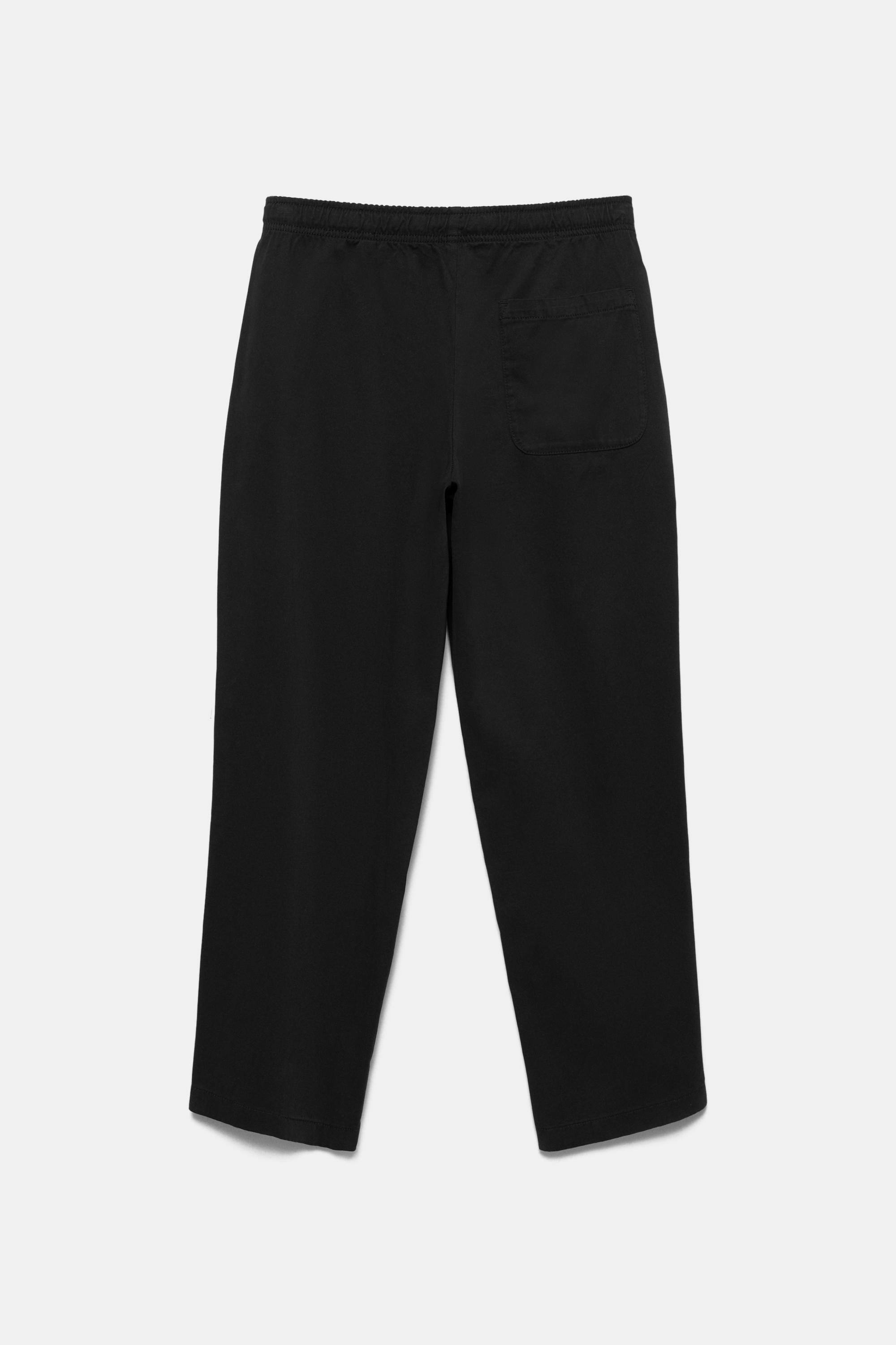 Baggy jogger pants — Black