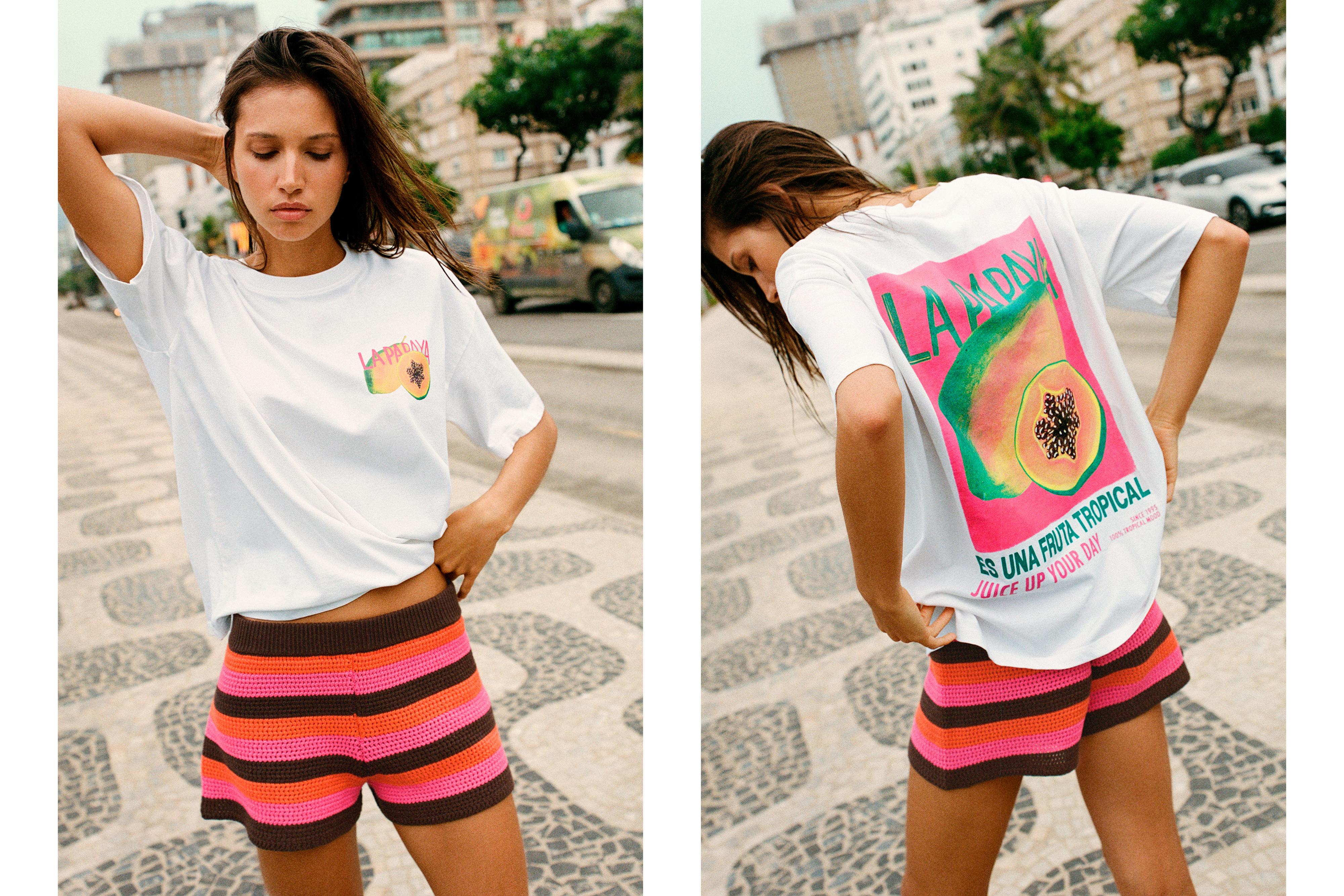 Papaya graphic tişört - Görsel 16