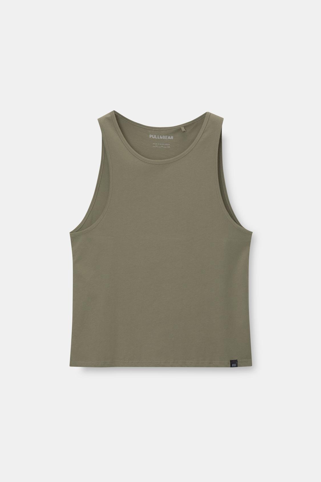 Camiseta Blanca Camisetas Tirantes Mujer Pull And Bear Oversize