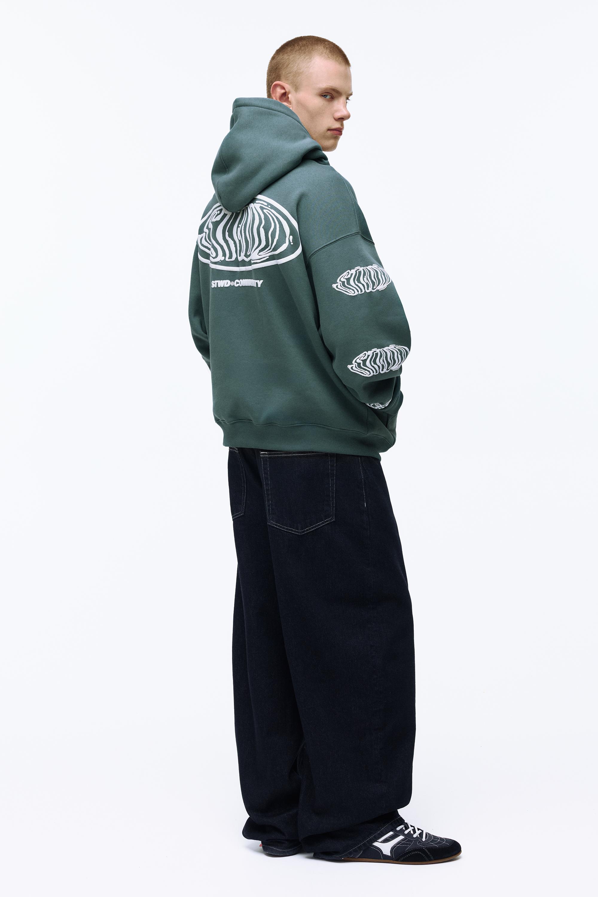 STWD Community kapüşonlu sweatshirt - Görsel 7