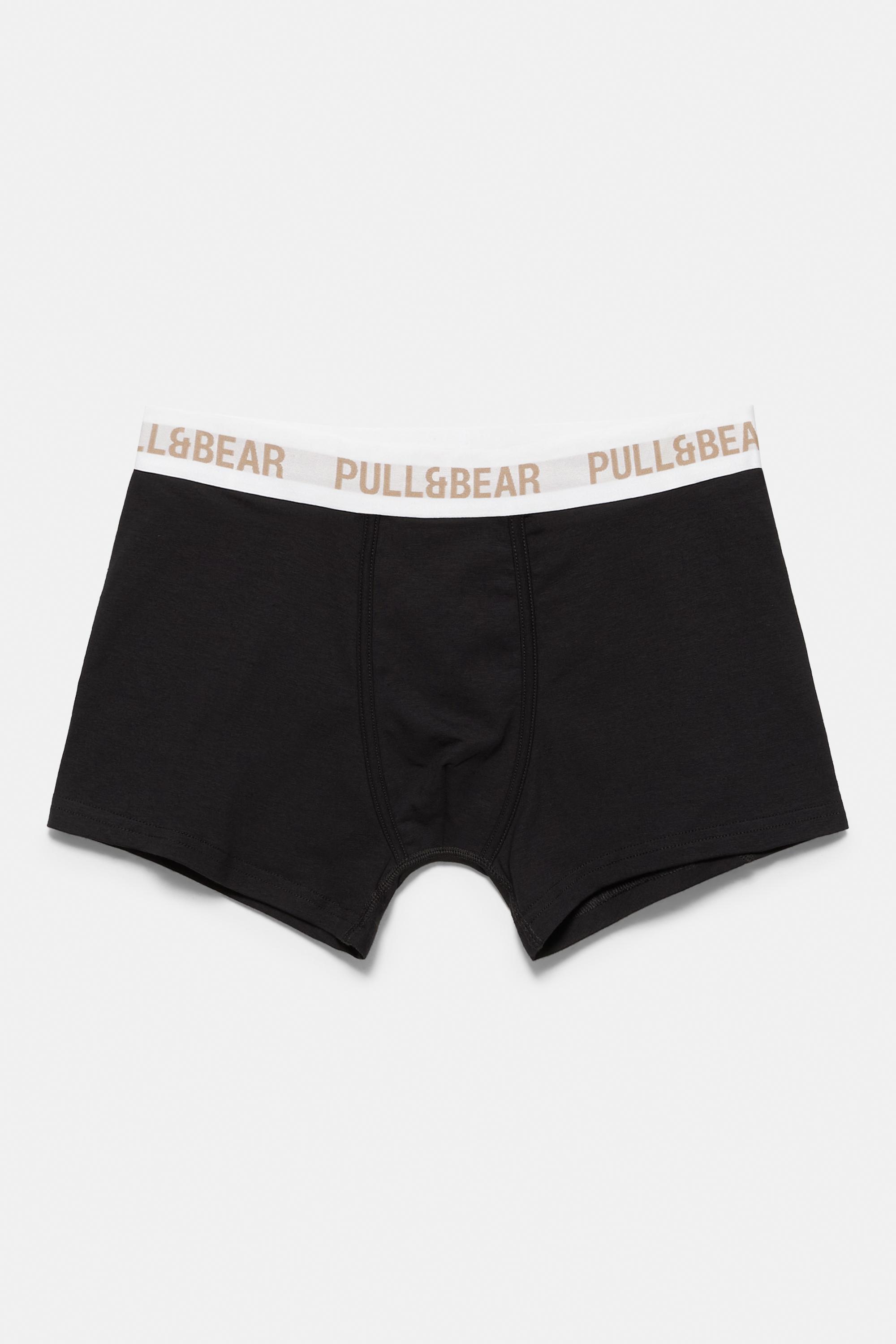 3-pack of black boxers with logo — Others