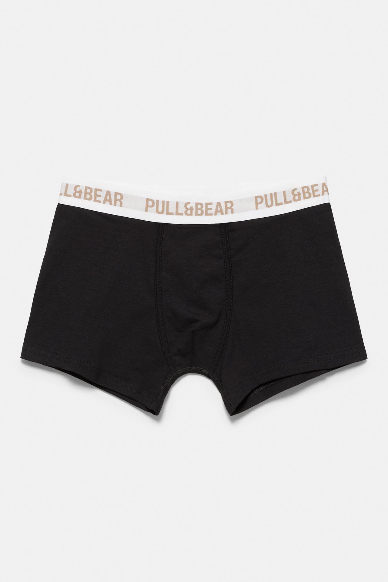 3-pack of black boxers with logo — Others