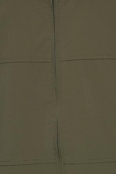 Lightweight hooded raincoat — Khaki 9