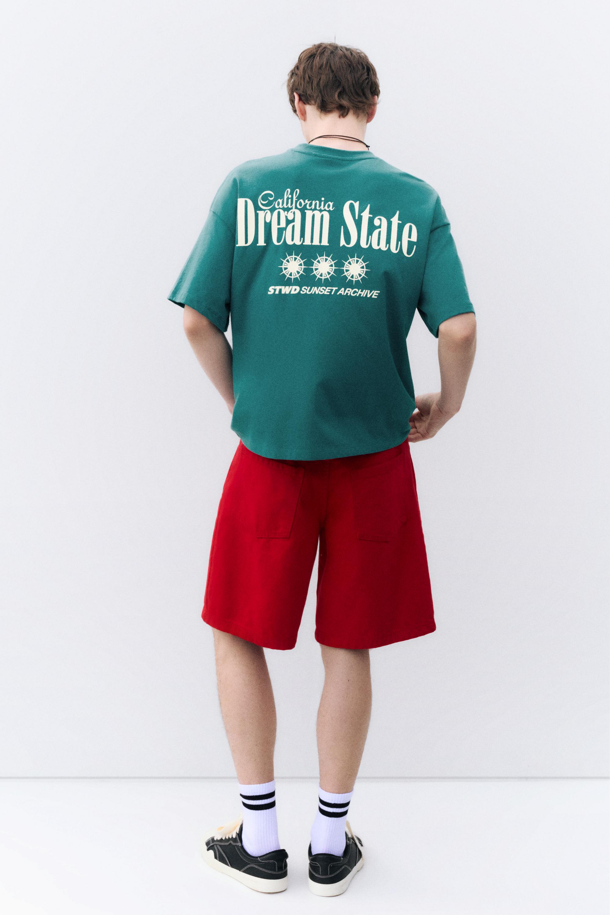 STWD boxy T-shirt — Green