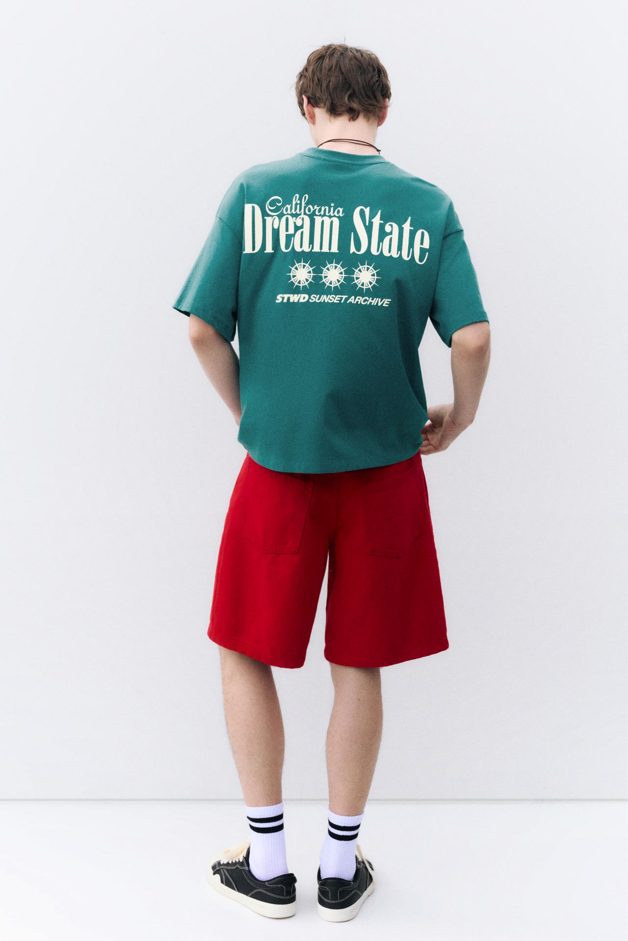 STWD boxy T-shirt — Green