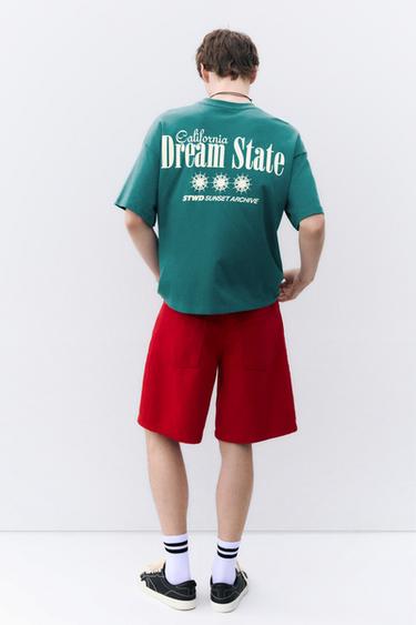 STWD boxy T-shirt — Green 2