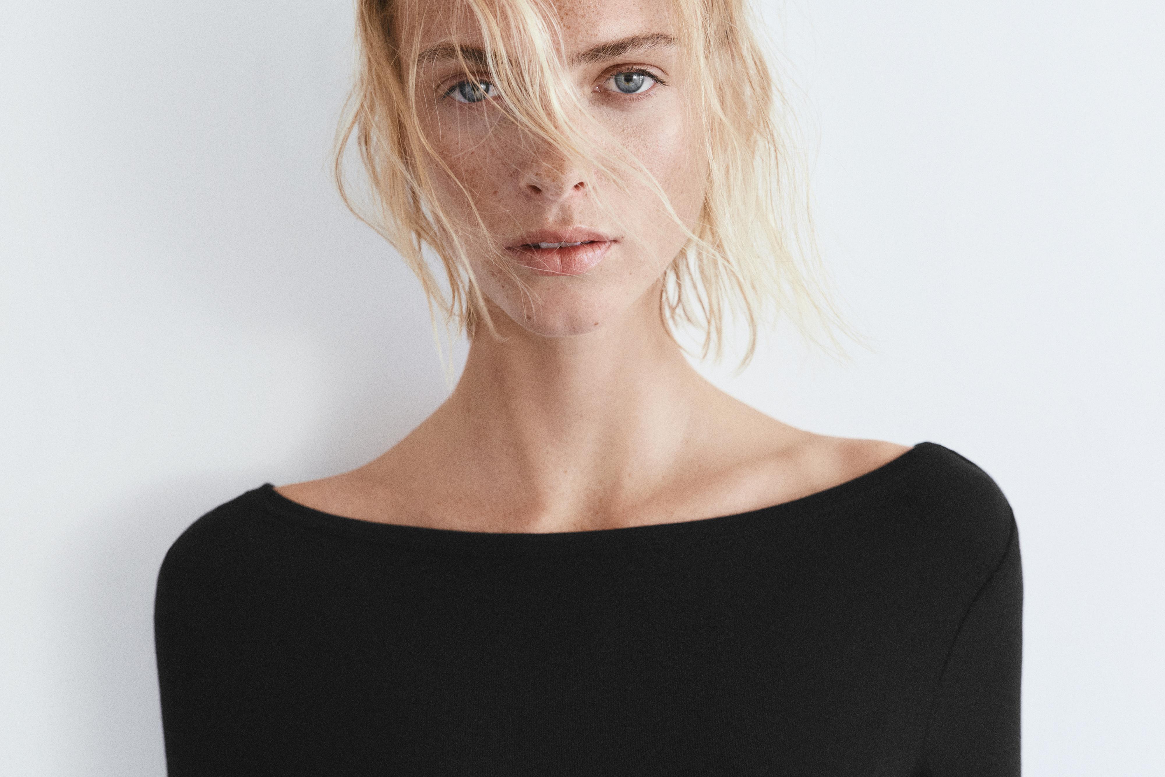 Long sleeve bodysuit — Black