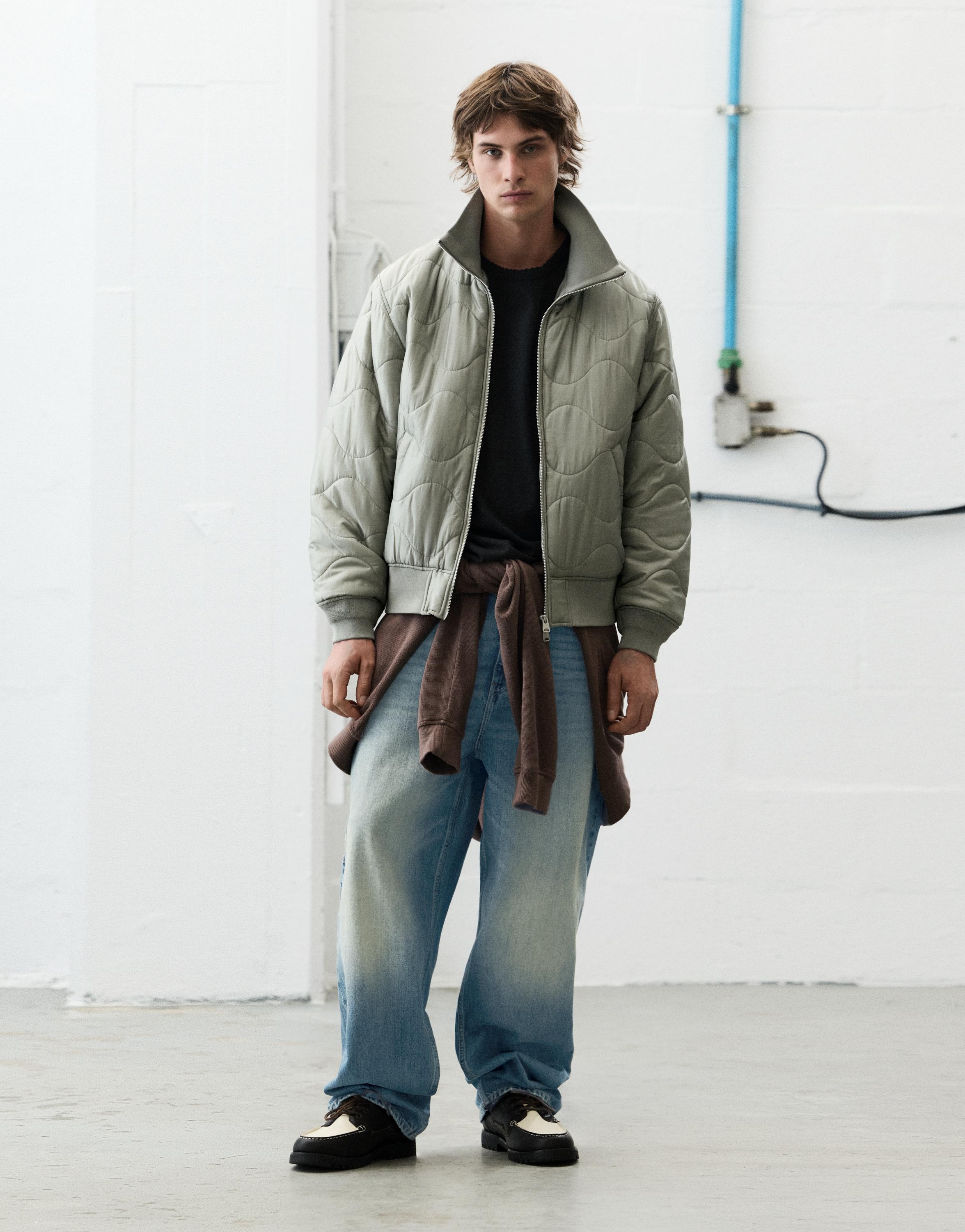 Pull&Bear Hafif şişme mont görsel 7
