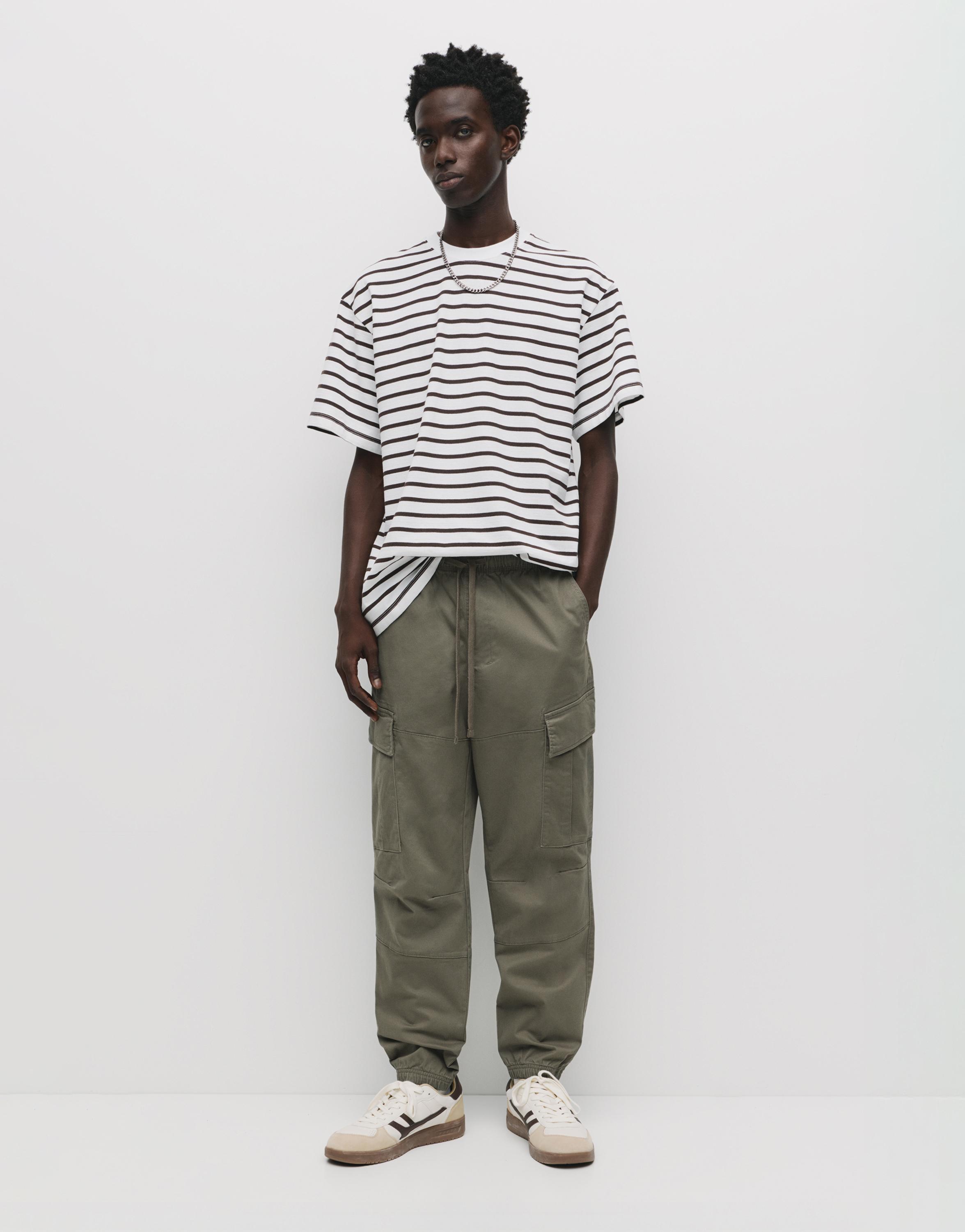 Cargo jogger trousers — Khaki