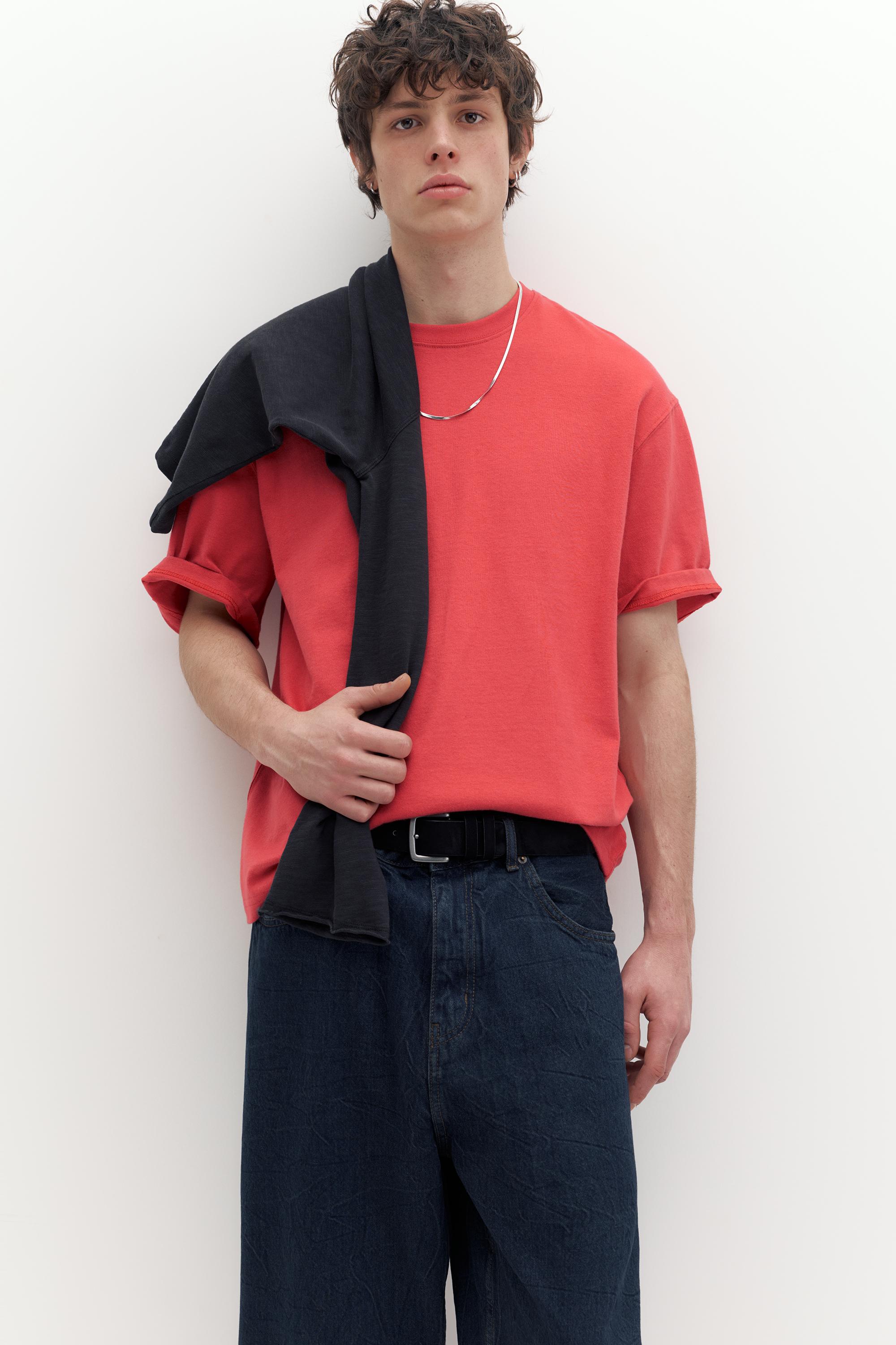 Premium short sleeve T-shirt — Red