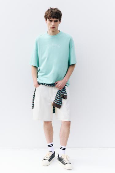 STWD boxy T-shirt — Turquoise 1