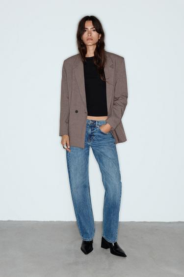 Double-breasted blazer — Mink 4