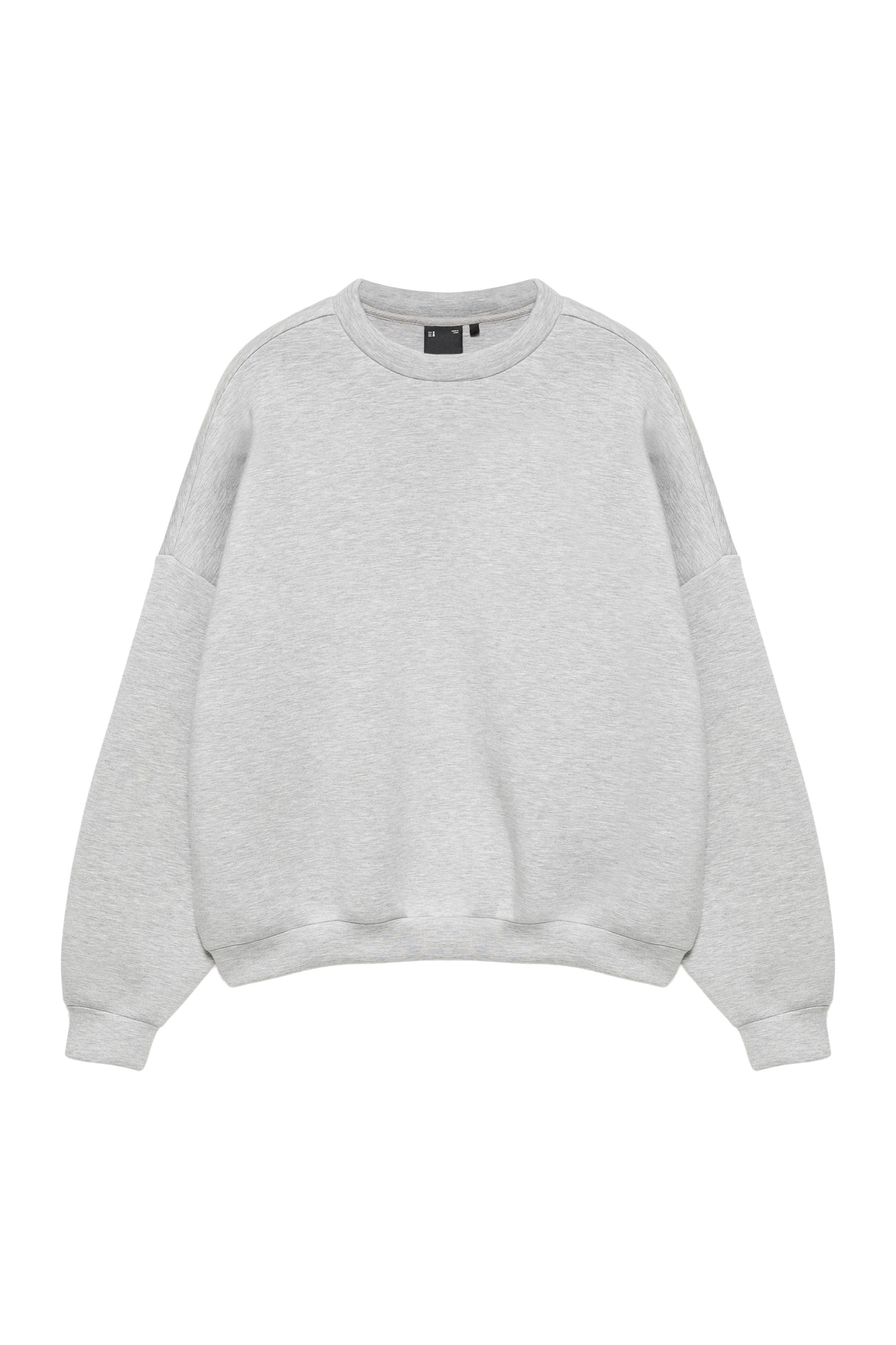Pull&Bear İnterlok bisiklet yaka sweatshirt görsel 2