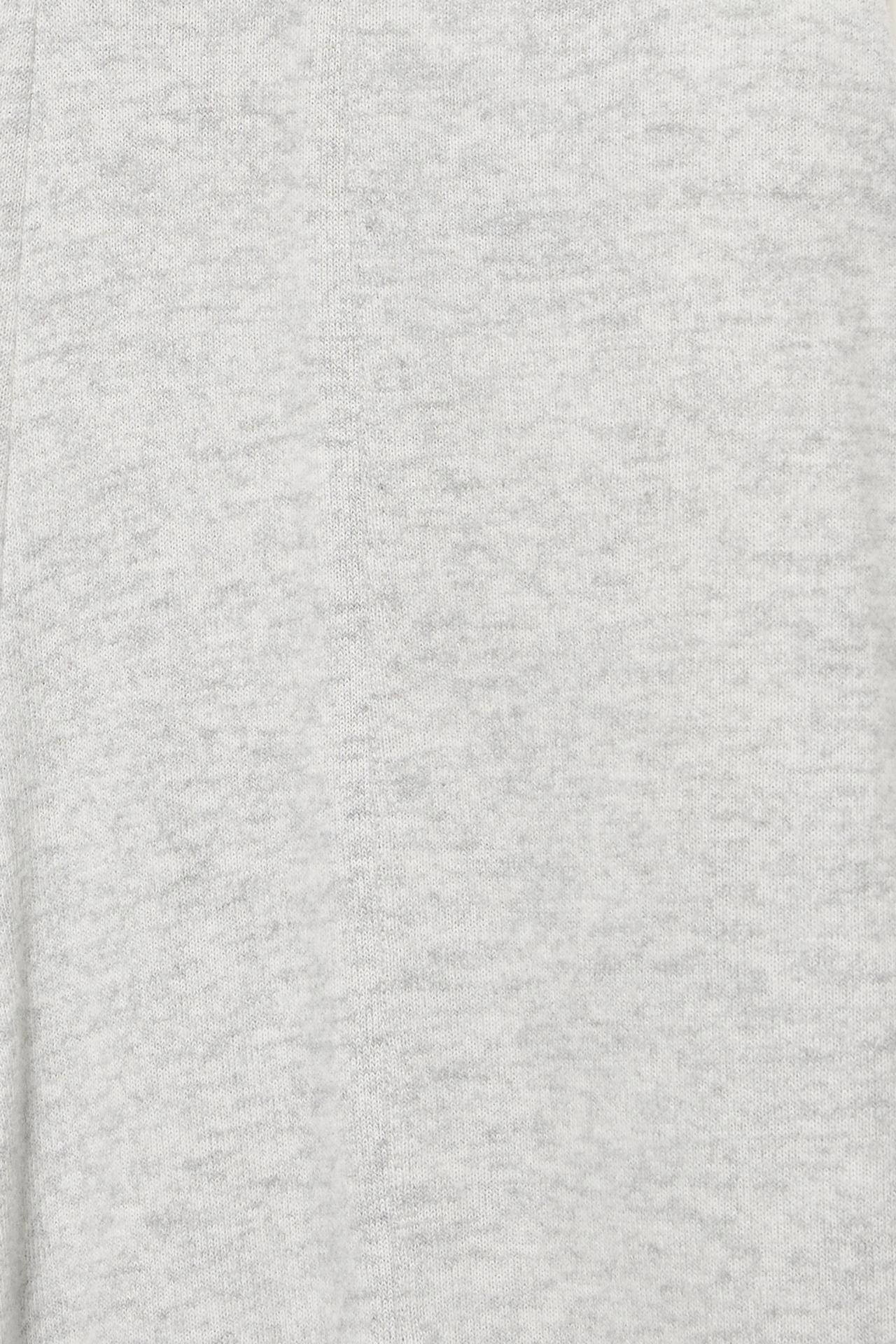 Soft touch wide-leg trousers — Pale marl