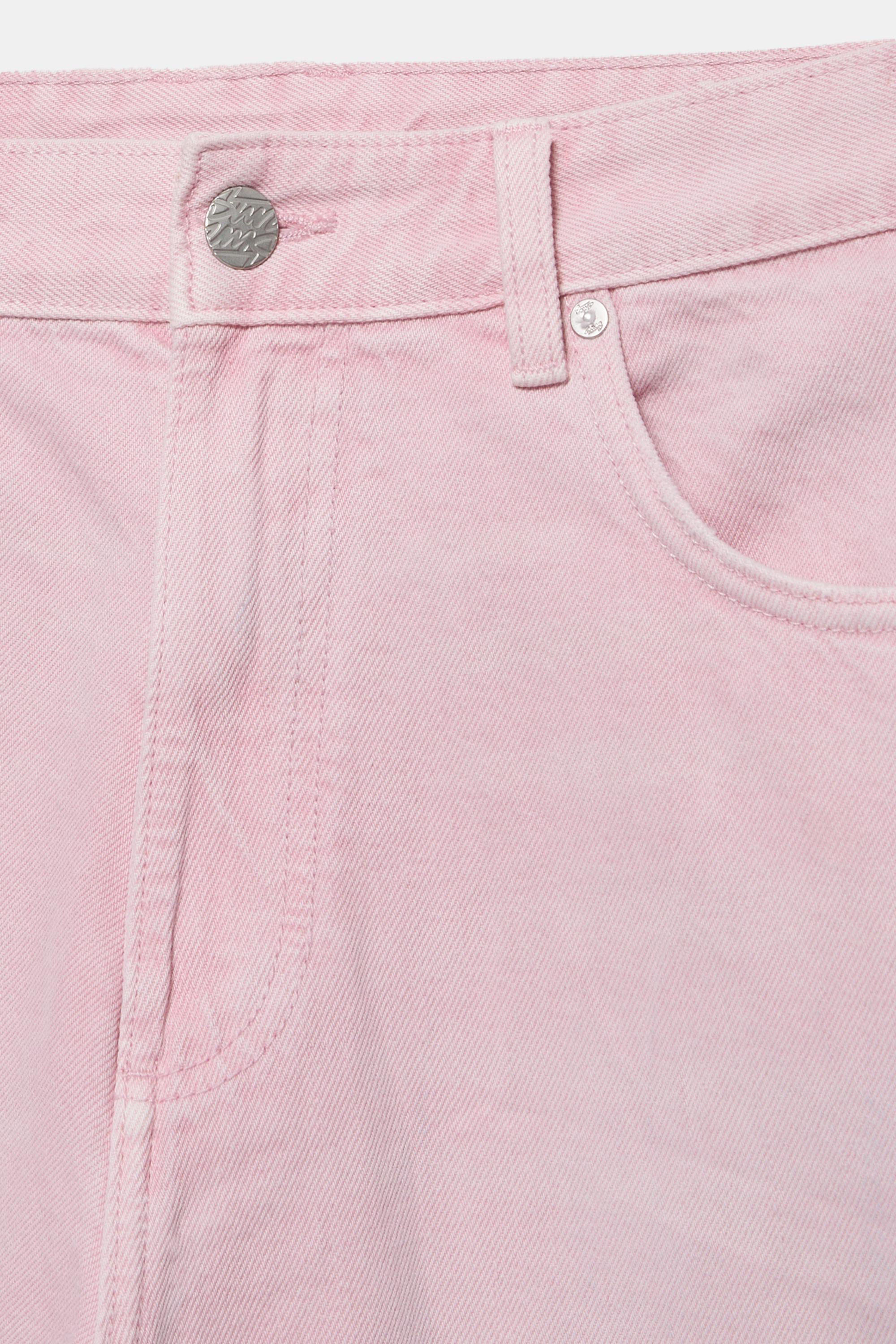 Baggy denim bermuda - Görsel 18