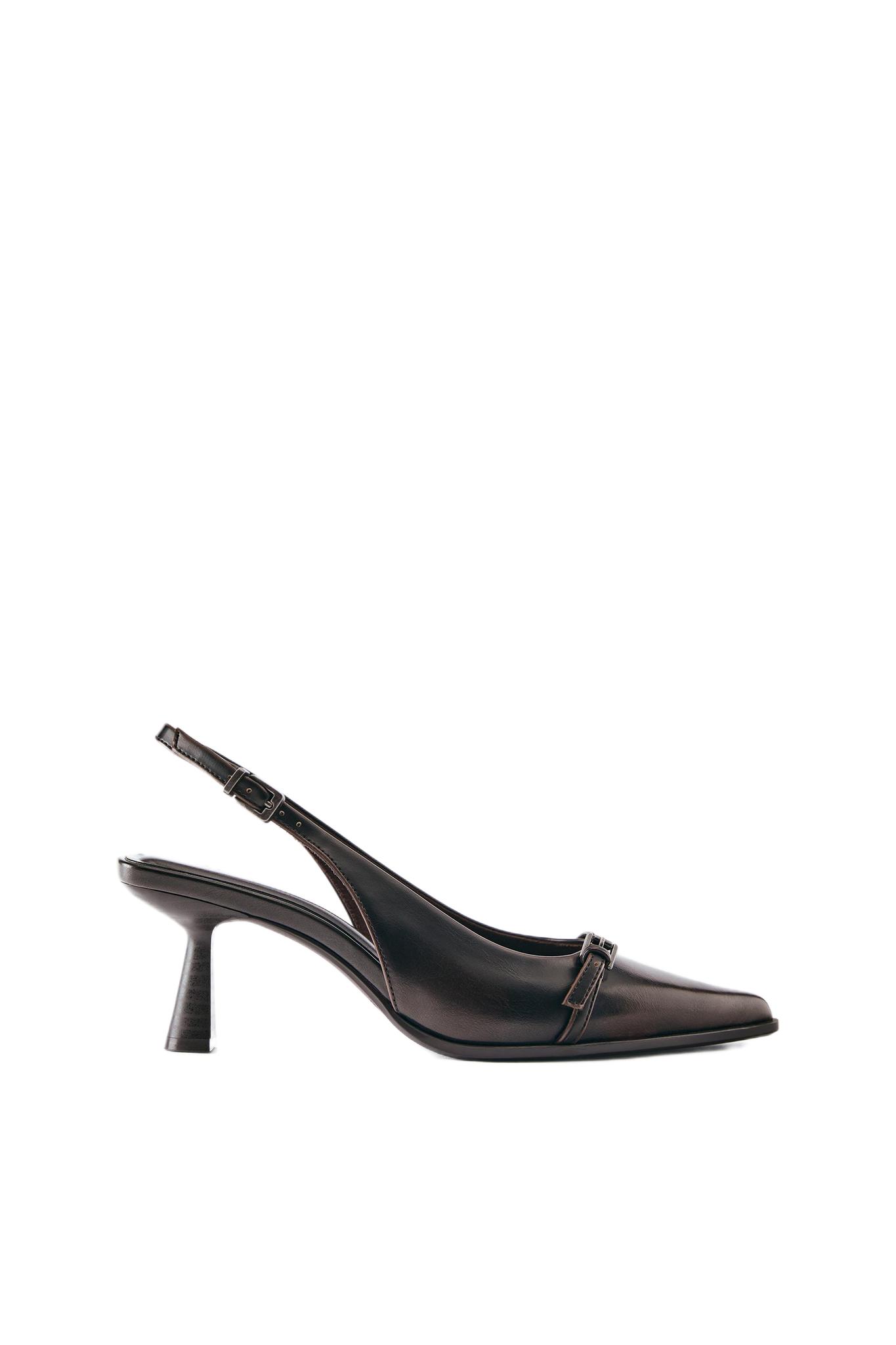 Zapatos tacón hebilla