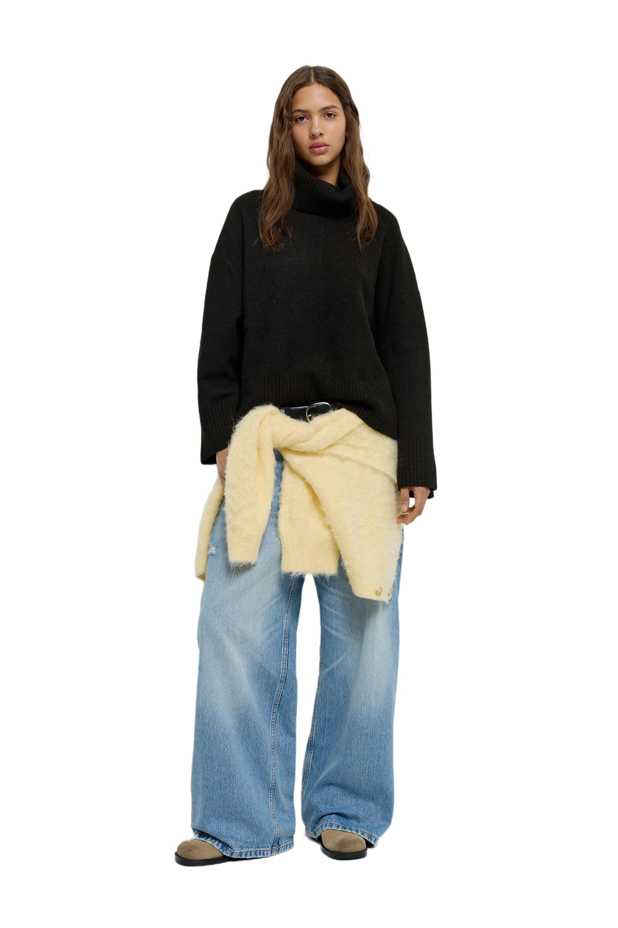 Yumuşak dik yaka kazak - Görsel 20