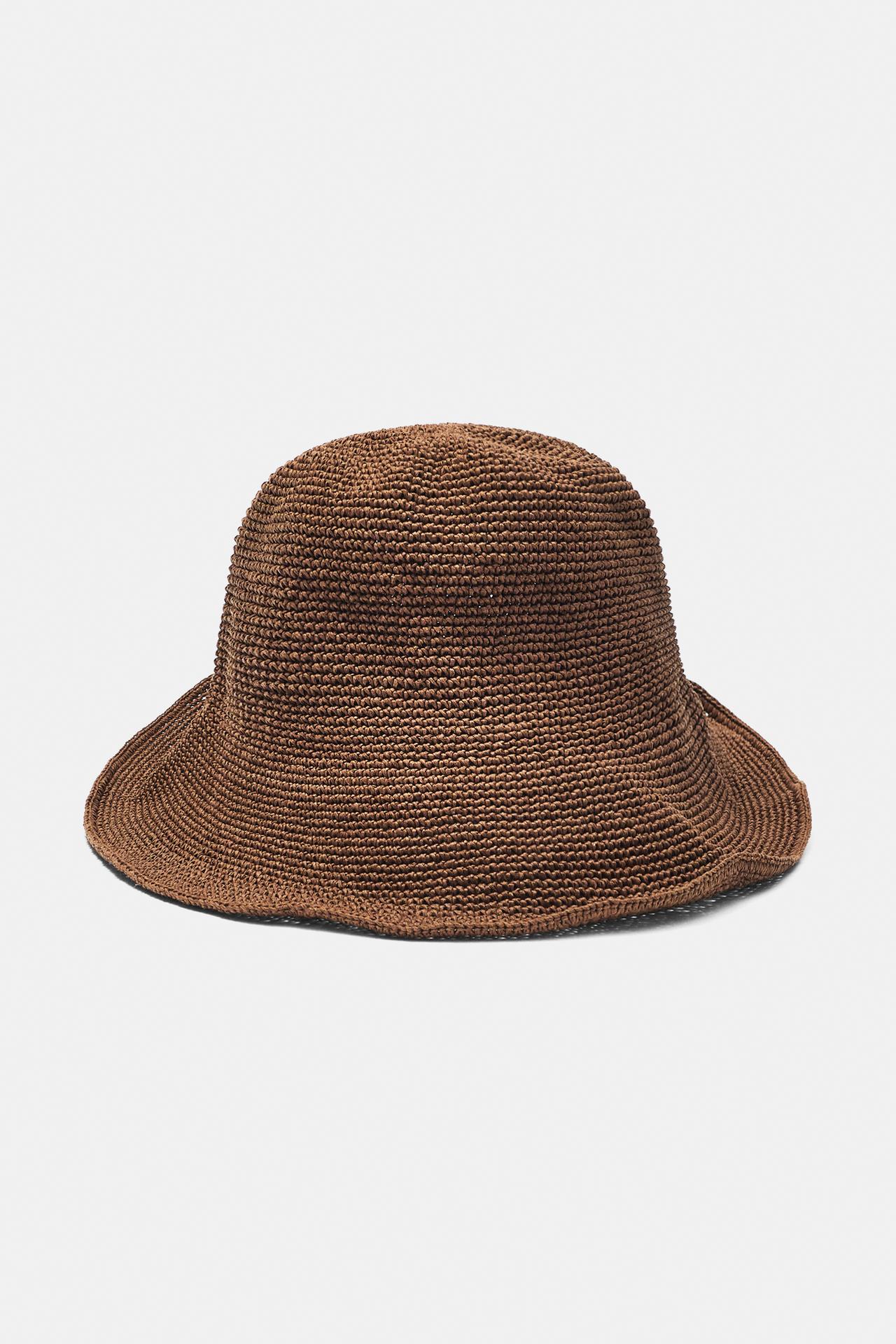 Braided hat — Brown