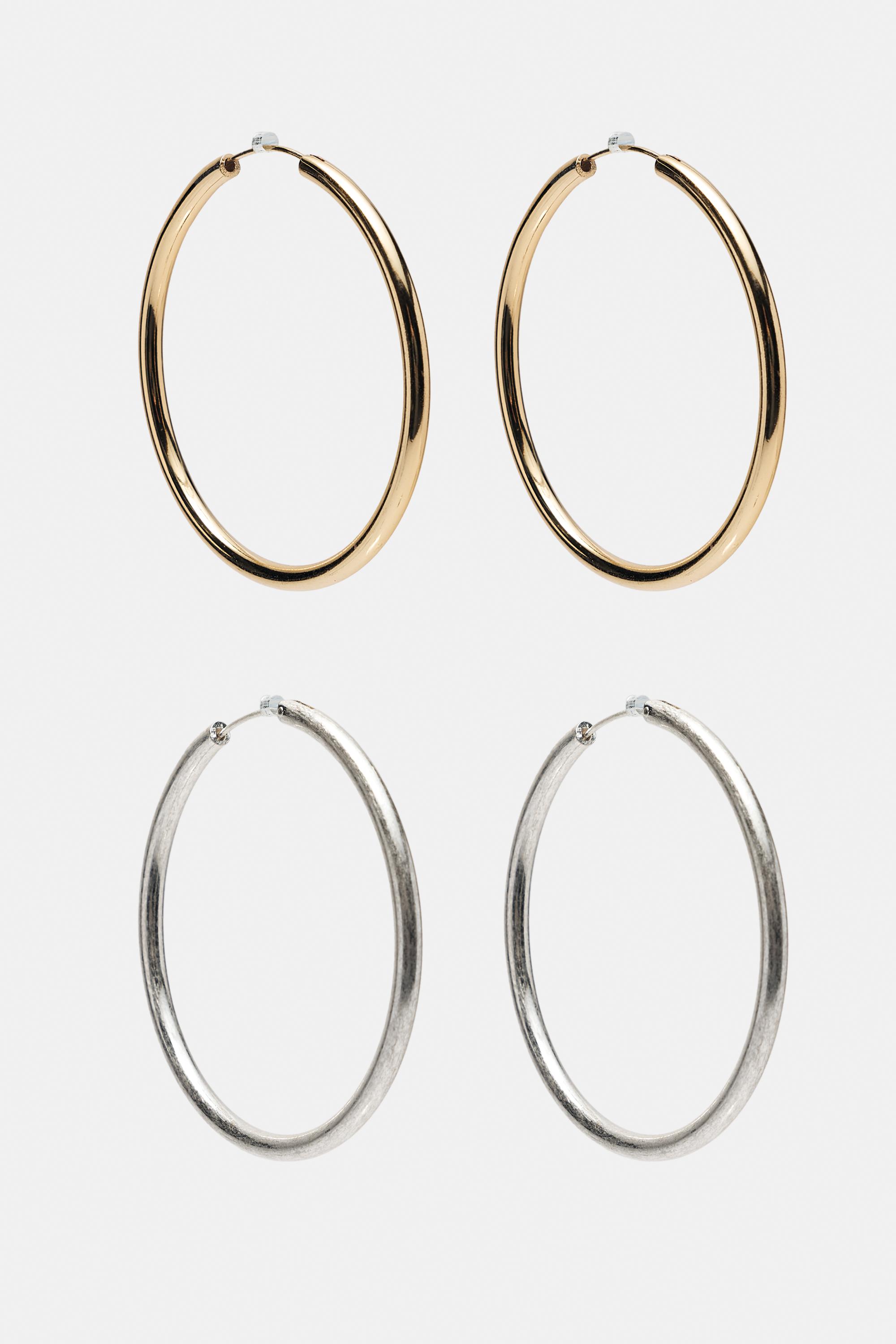 Basic hoop earrings — Gold
