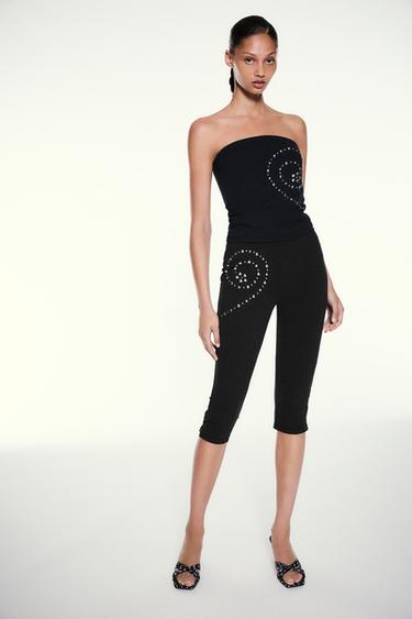 Studded capris — Black 1