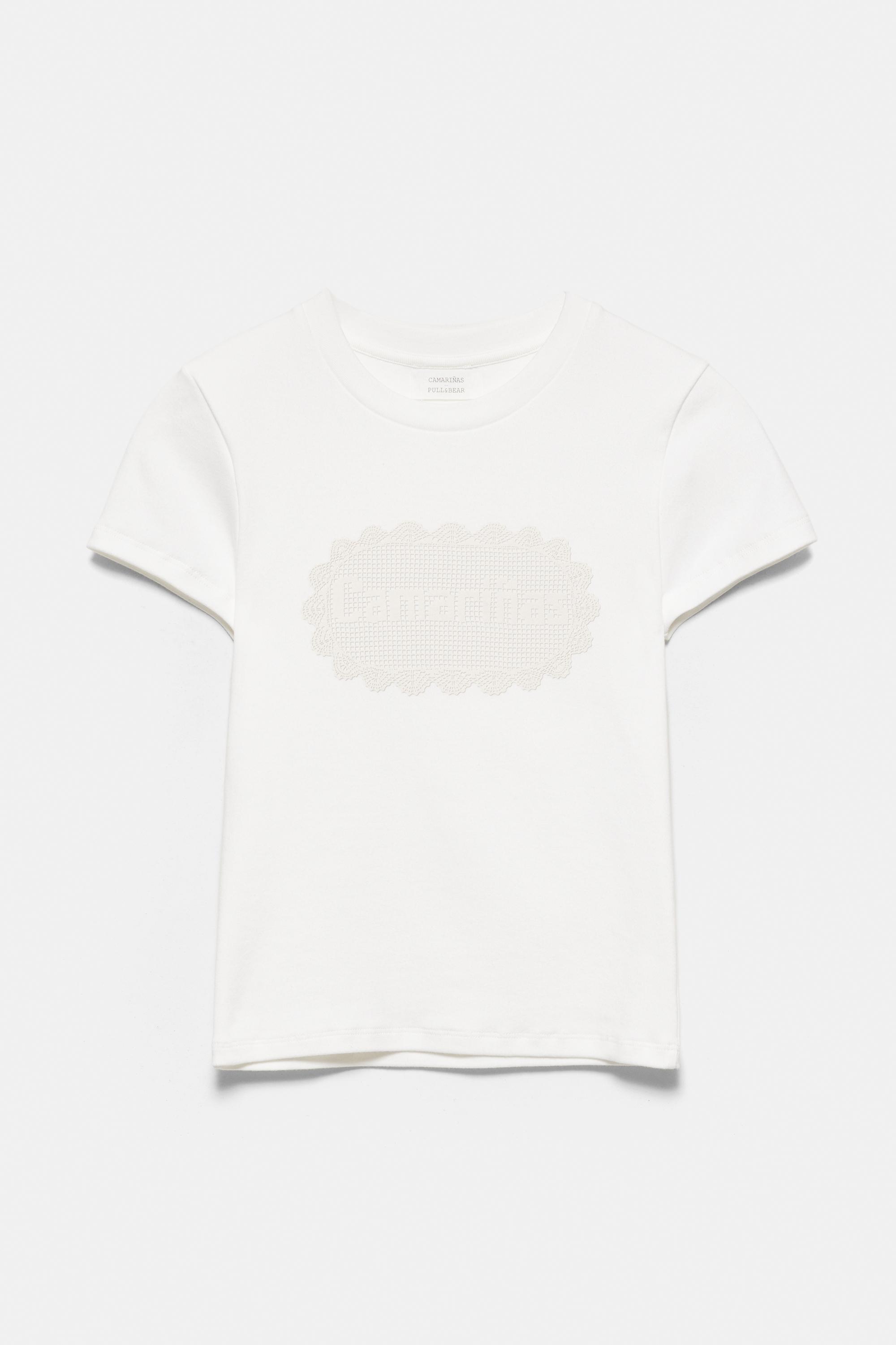 Encaixe de Camariñas x Pull&Bear T-shirt — Ice