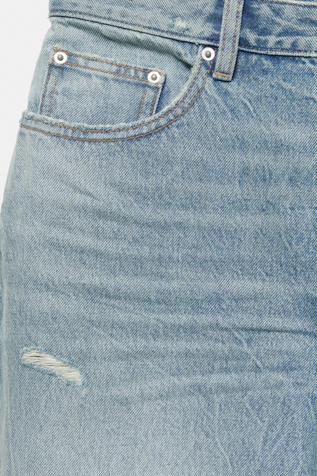 Low-rise baggy jeans — Medium blue