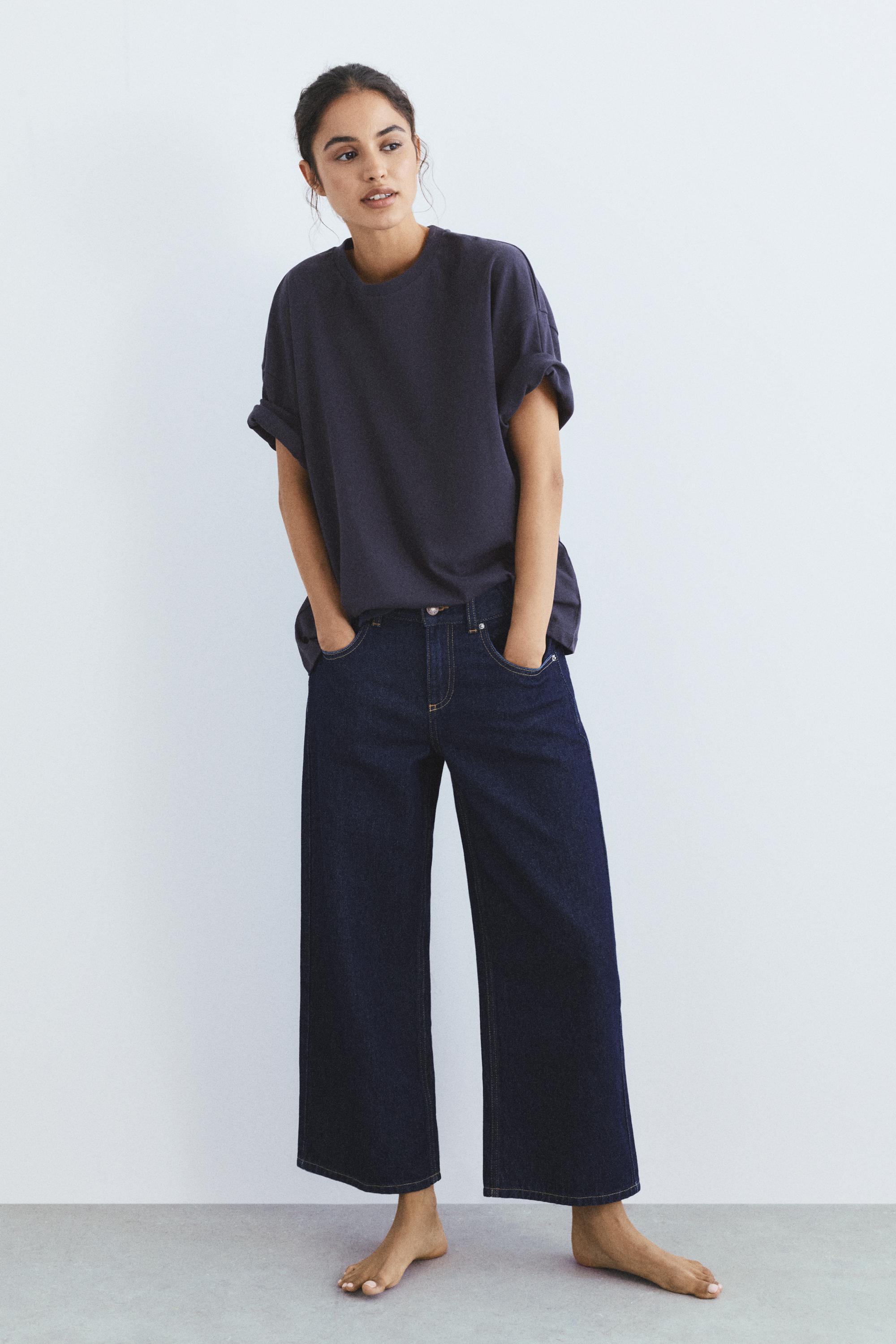 Oversize short sleeve T-shirt — Navy