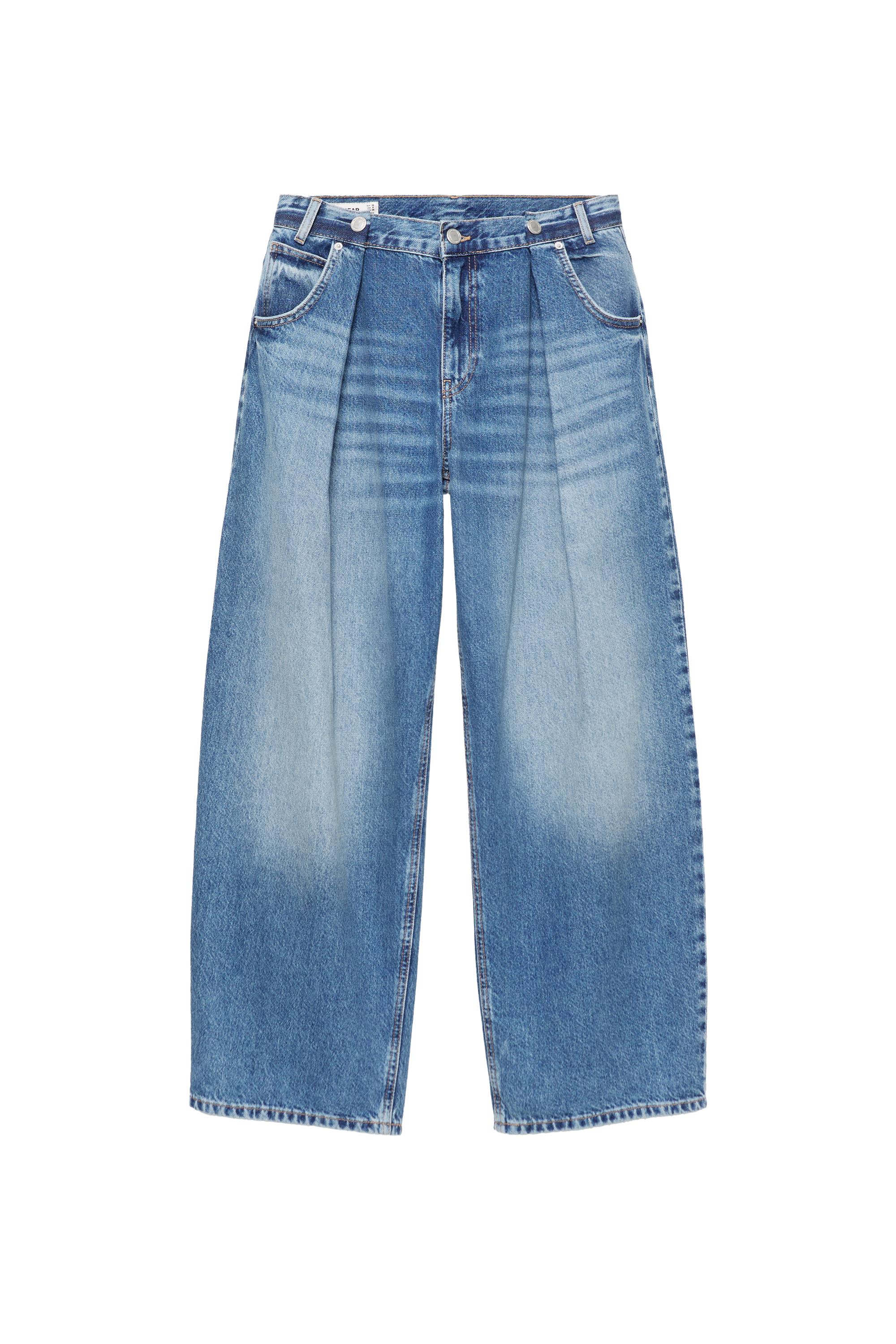 Pull&Bear Pilili baggy balon jean görsel 3
